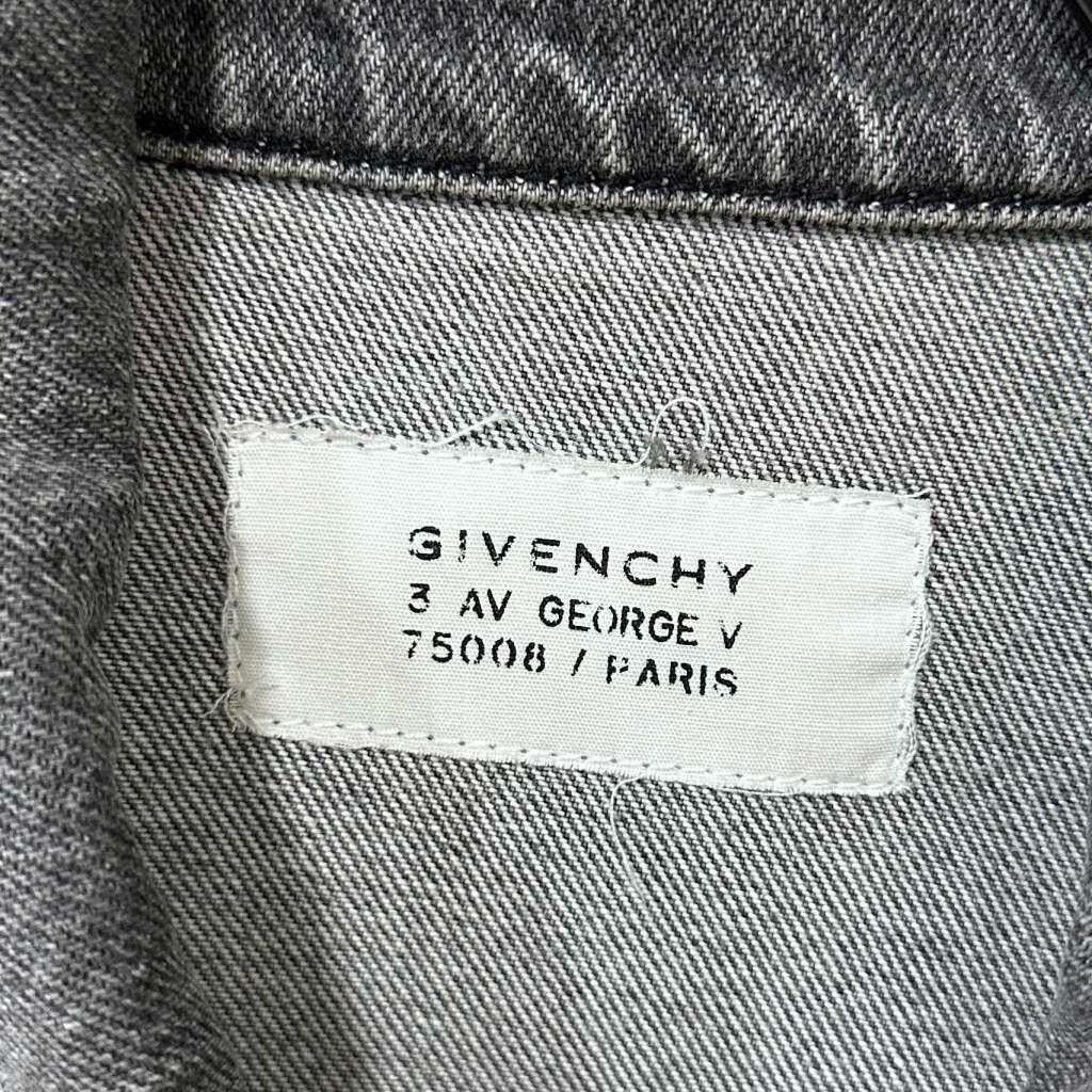Givenchy GIVENCHY Color-Blocked Washed Denim Jacket Size US M / EU 48-50 / 2 - 5 Thumbnail
