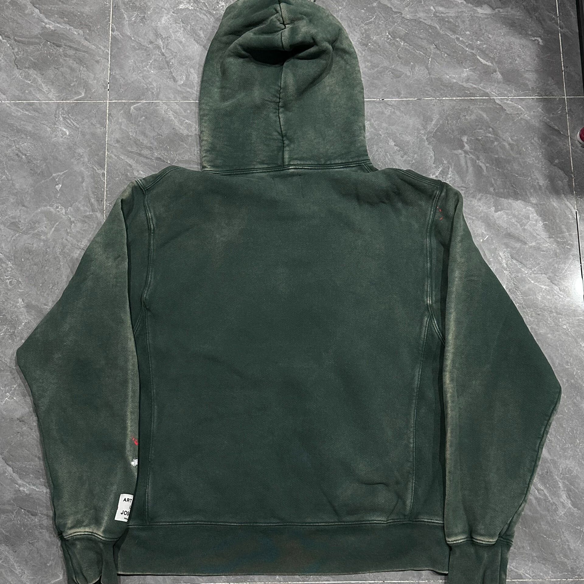 Gallery Dept. Gallery Dept Dark Green Splatter Paint Hoodie Size US M / EU 48-50 / 2 - 2 Thumbnail