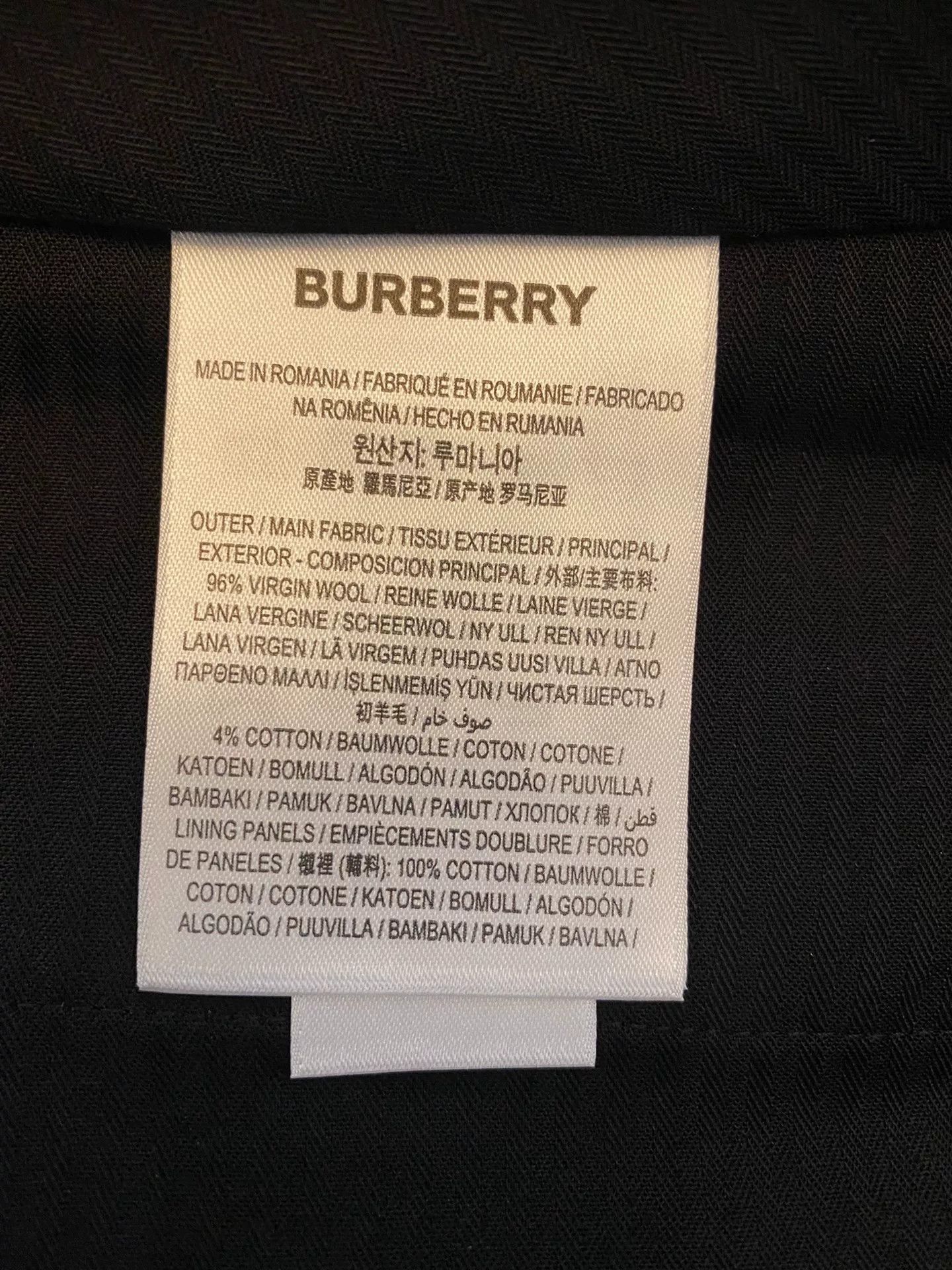 Burberry Burberry Wool Structured Tailored Trousers Size US 34 / EU 50 - 6 Thumbnail