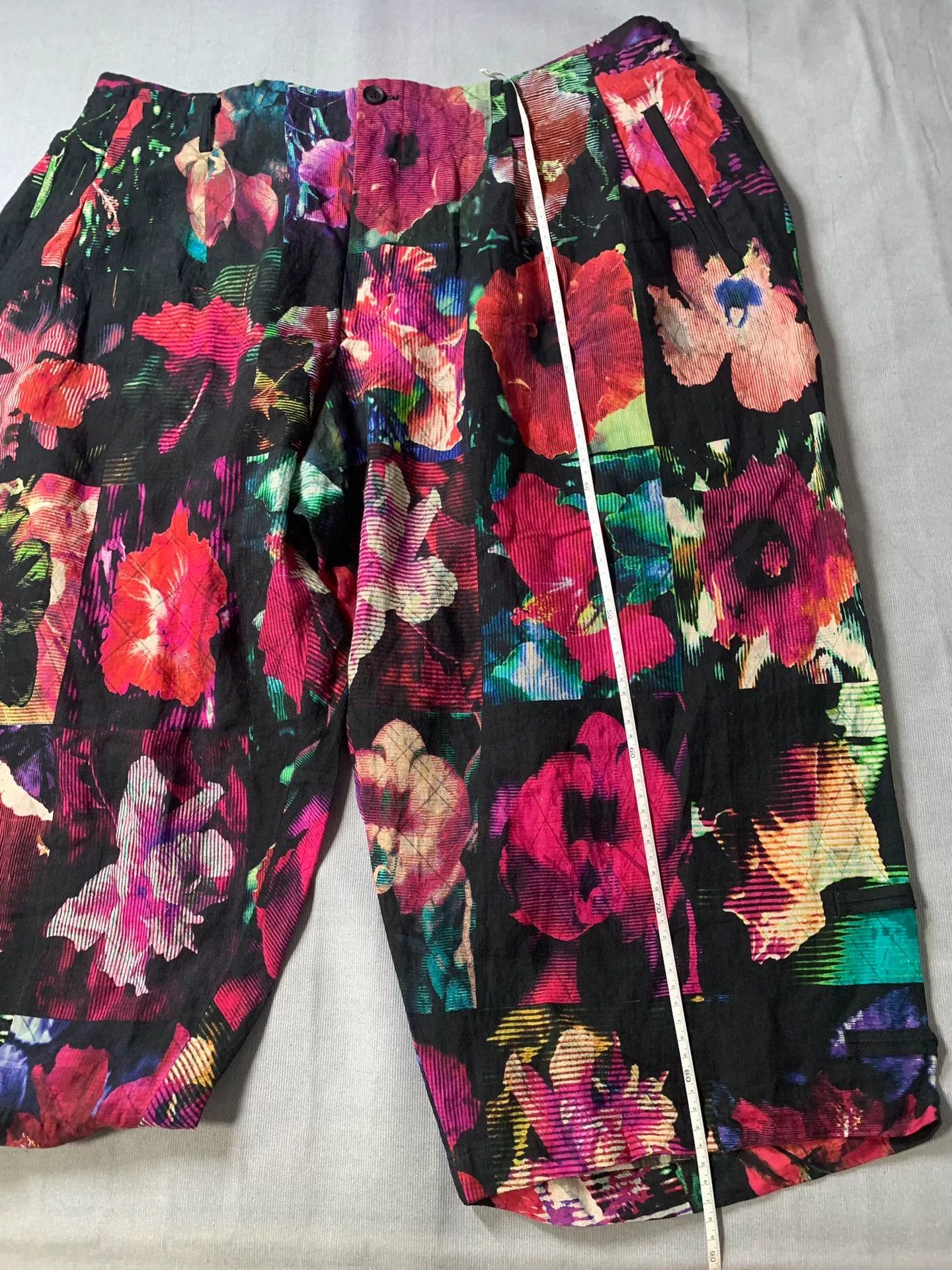 Yohji Yamamoto Yohji Yamamoto 22SS Floral Print Casual Pants Size US 26 / EU 42 - 7 Thumbnail