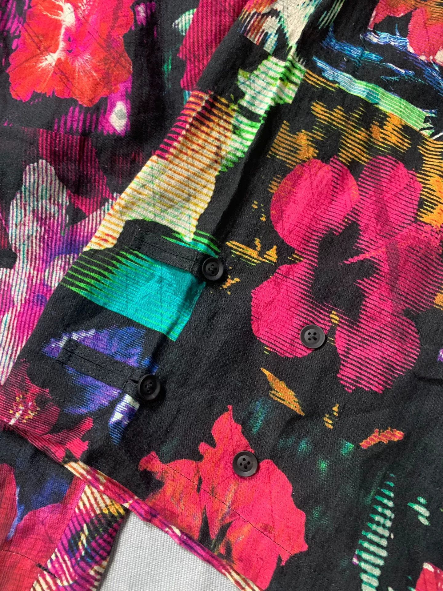 Yohji Yamamoto Yohji Yamamoto 22SS Floral Print Casual Pants Size US 26 / EU 42 - 3 Thumbnail