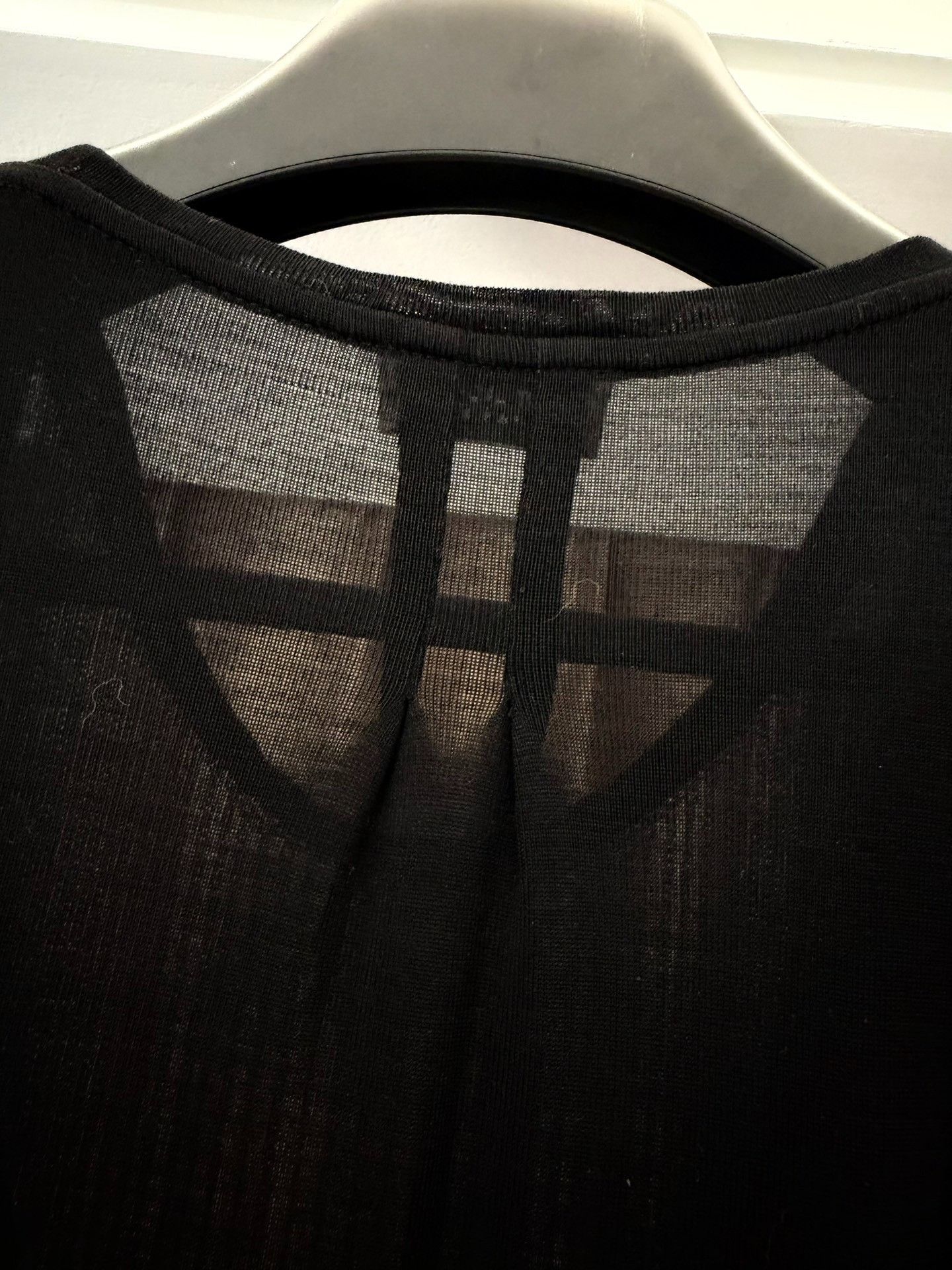 Hedi Slimane Saint Laurent Black Chain Short-Sleeve Top Size US S / EU 44-46 / 1 - 4 Thumbnail