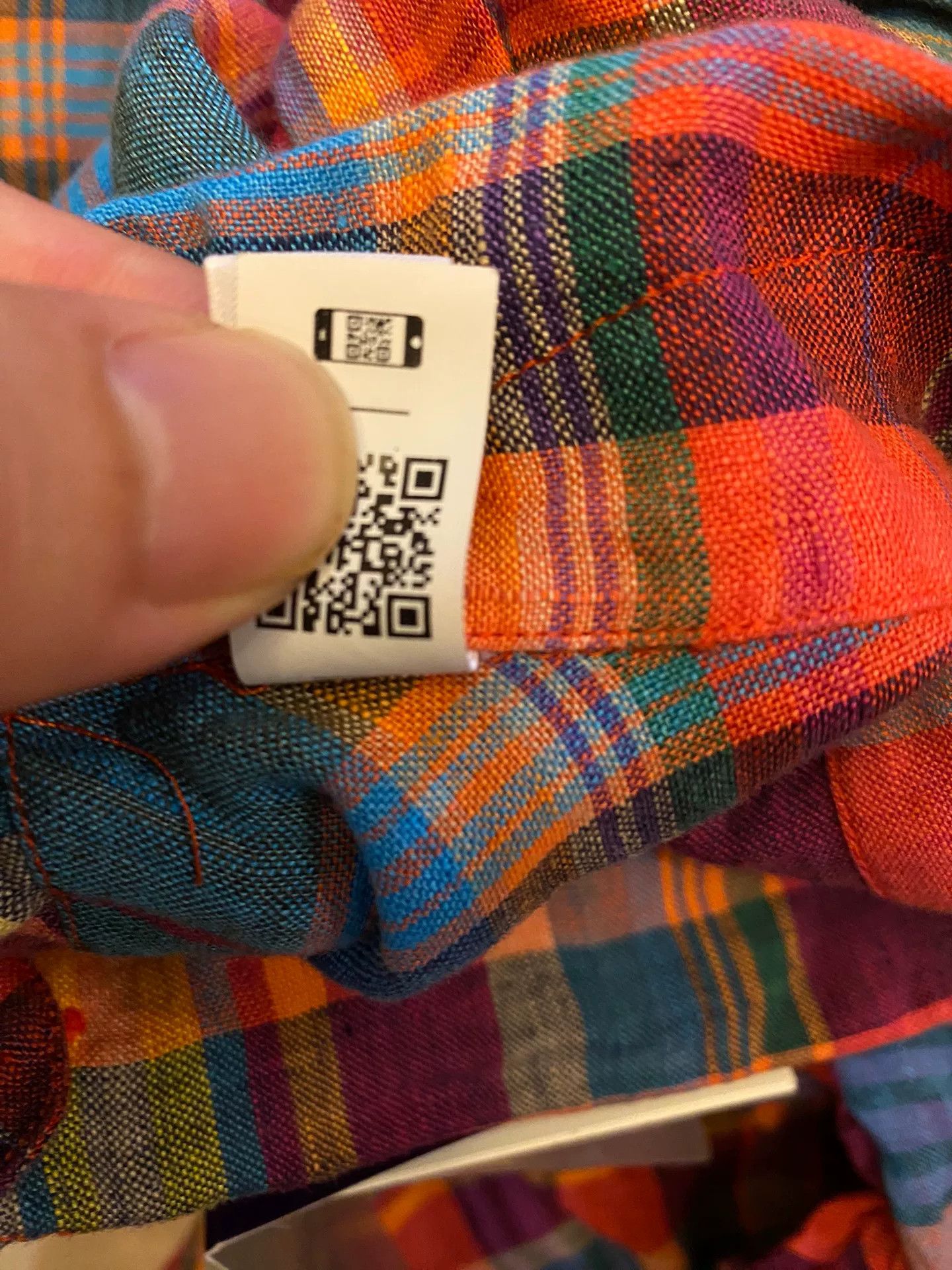 Ralph Lauren Purple Label Ralph Lauren Purple Label Plaid Linen Shirt Size US M / EU 48-50 / 2 - 6 Thumbnail