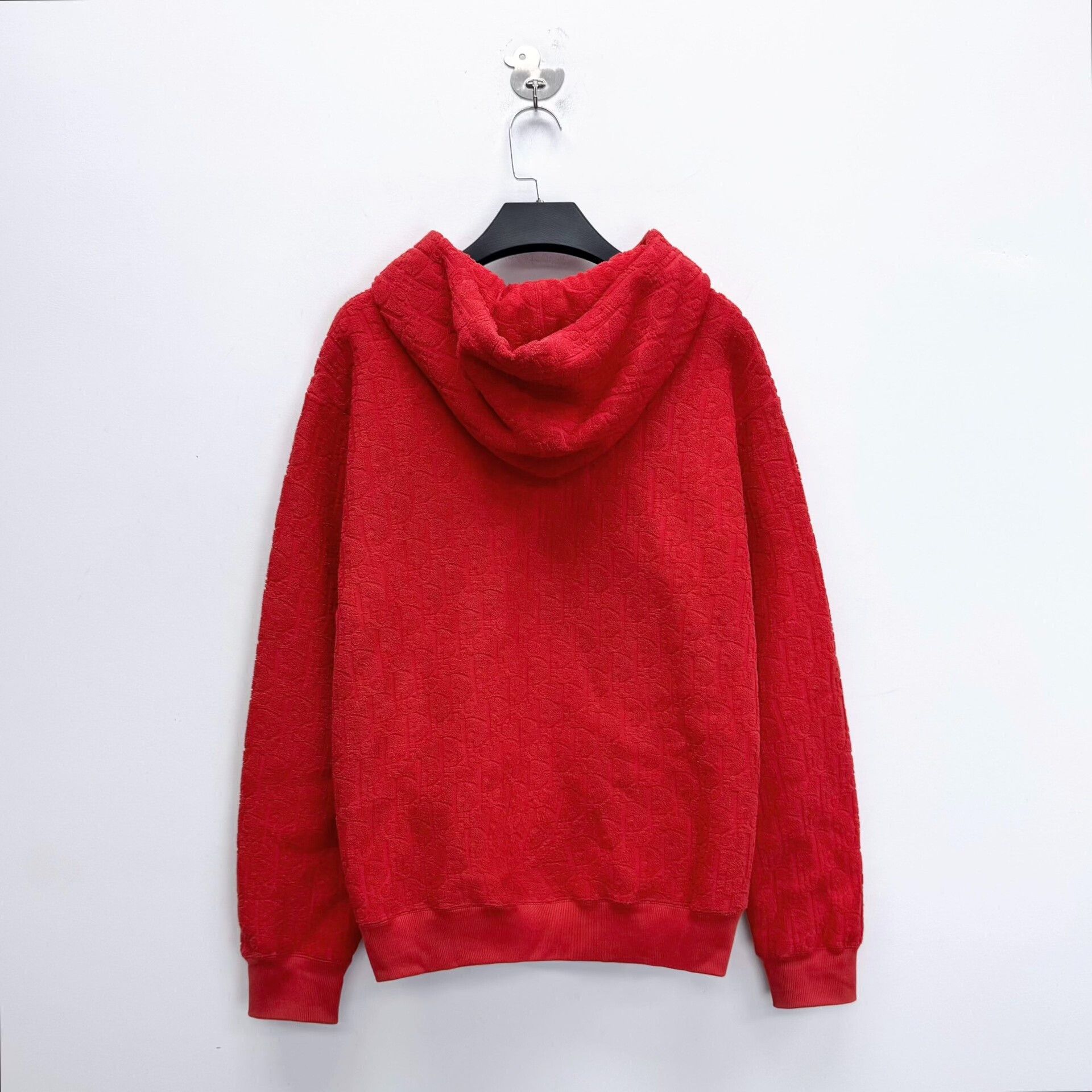 Dior Dior Oblique Red Dark Pattern Hoodie Size US M / EU 48-50 / 2 - 2 Thumbnail