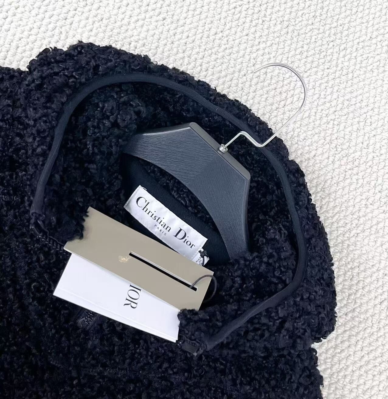 Dior Dior Black Half-Zip Teddy Fleece Jacket Size US M / EU 48-50 / 2 - 3 Thumbnail