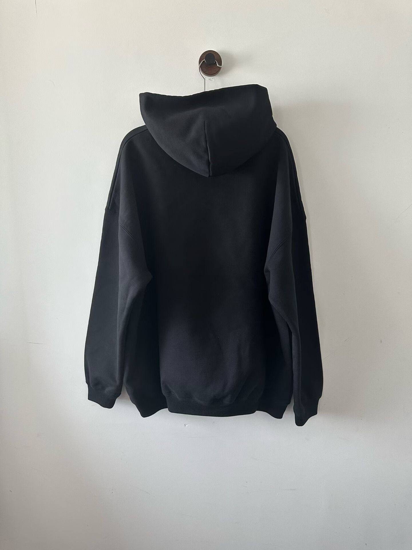 Balenciaga Balenciaga Black Logo Oversized Hoodie Size US XS / EU 42 / 0 - 2 Thumbnail