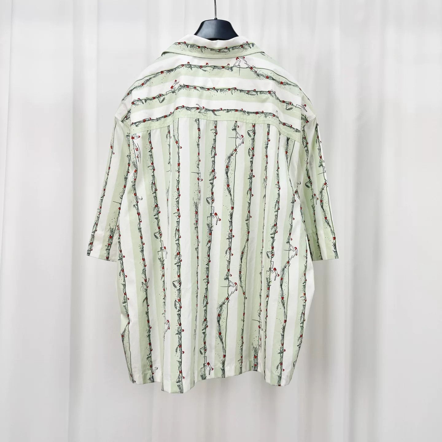 Bottega Veneta Bottega Veneta Dog Striped Short-Sleeve Shirt Size US L / EU 52-54 / 3 - 2 Thumbnail