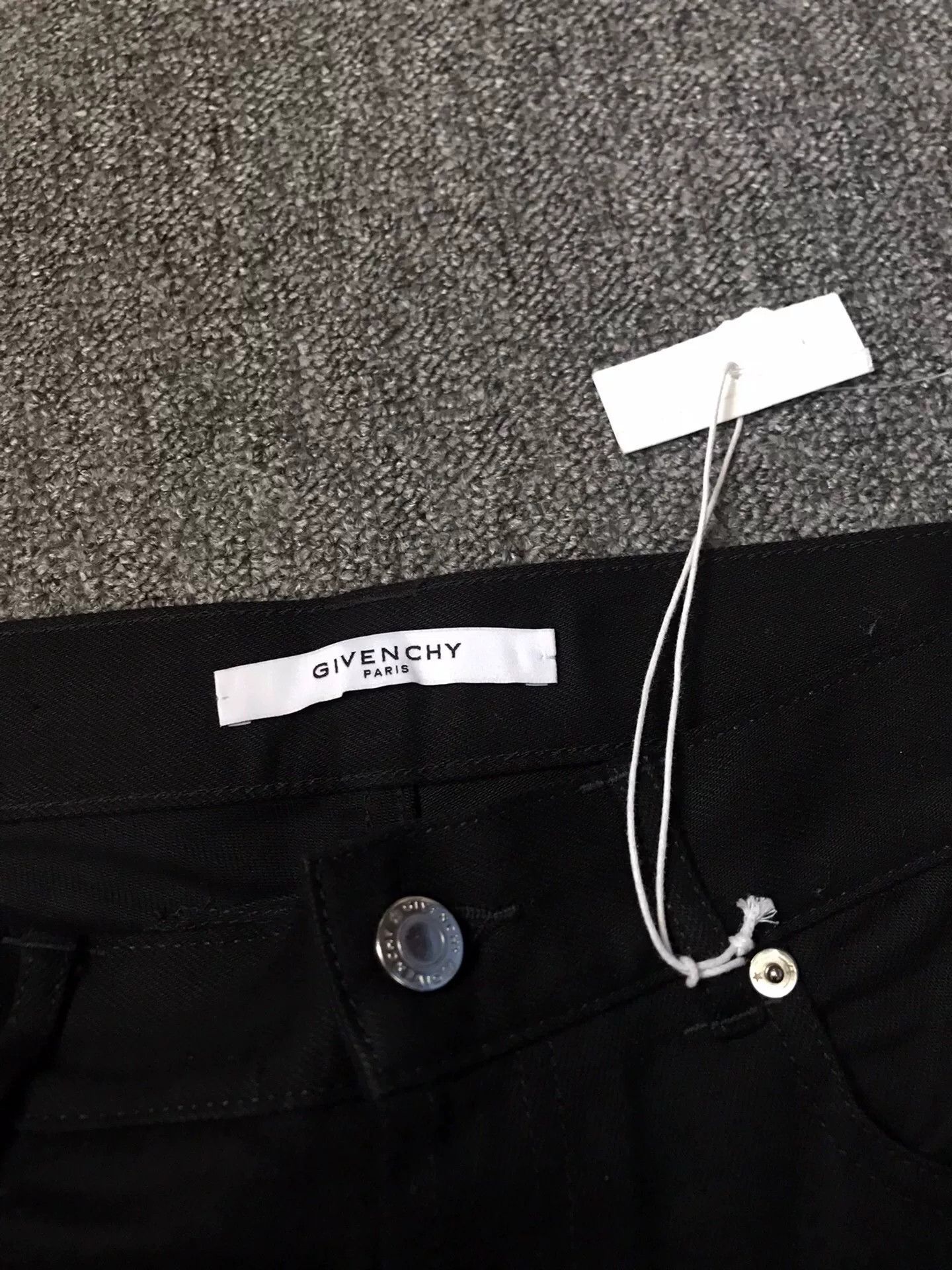 Givenchy Givenchy Black Straight-Leg Embroidered Jeans Size US 32 / EU 48 - 3 Thumbnail