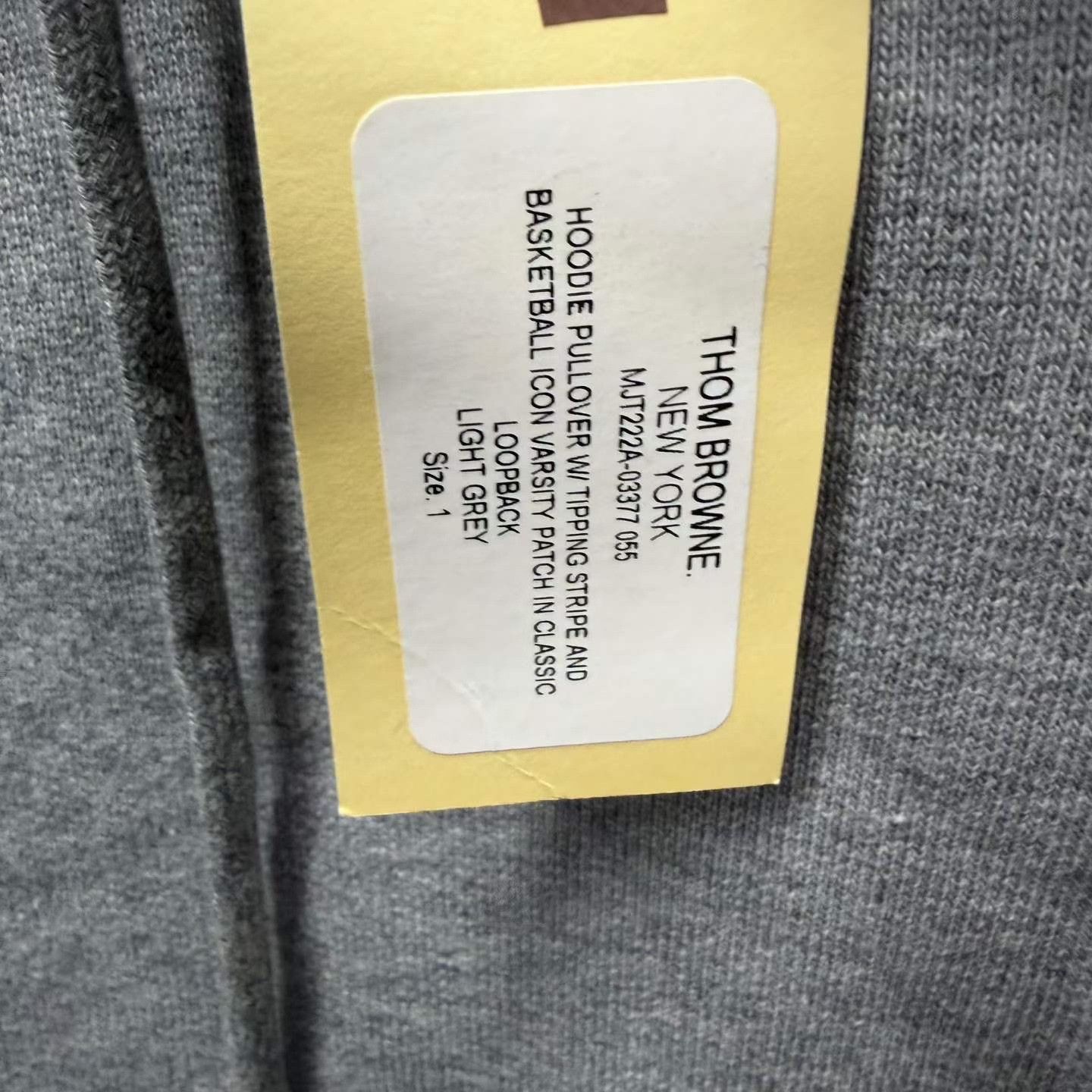 Thom Browne Thom Browne Gray Tennis Embroidery Hoodie Size US S / EU 44-46 / 1 - 6 Thumbnail
