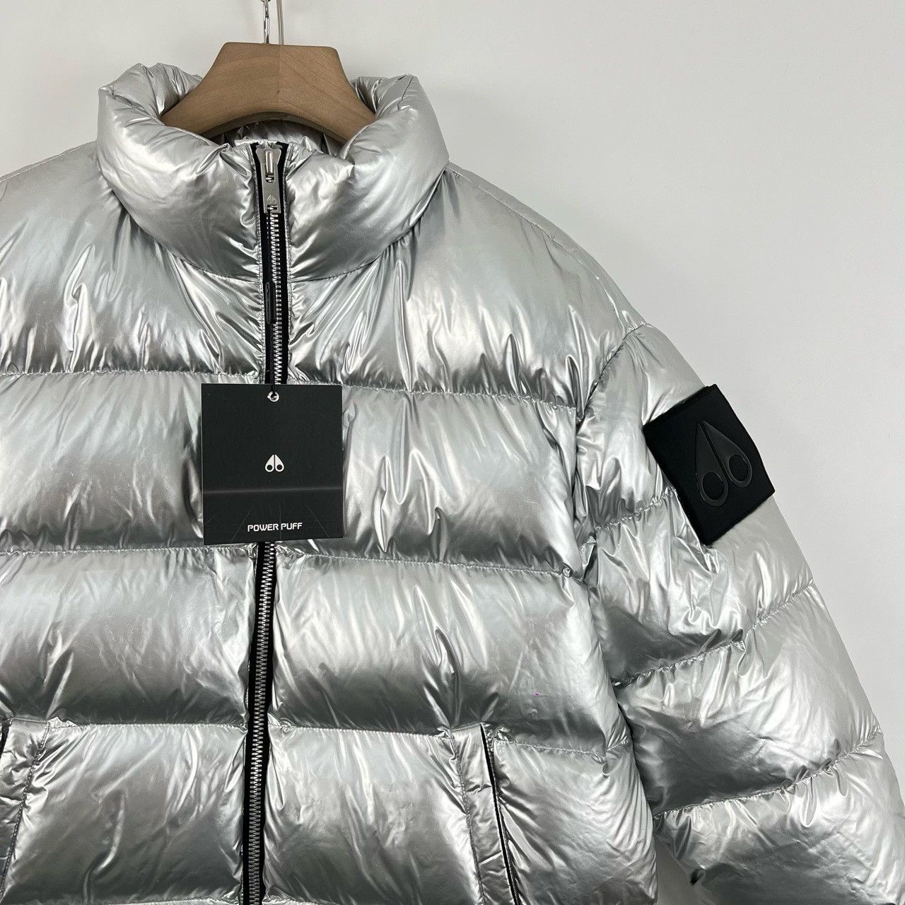 Moose Knuckles Moose Knuckles Silver Short Down Jacket Size US M / EU 48-50 / 2 - 3 Thumbnail