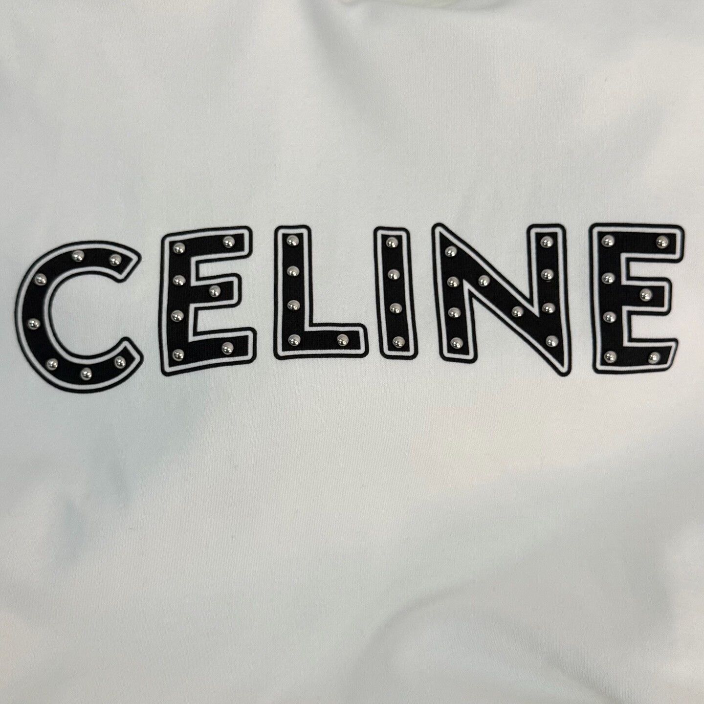 Celine Celine White Logo Hoodie XL Size US XL / EU 56 / 4 - 8 Thumbnail