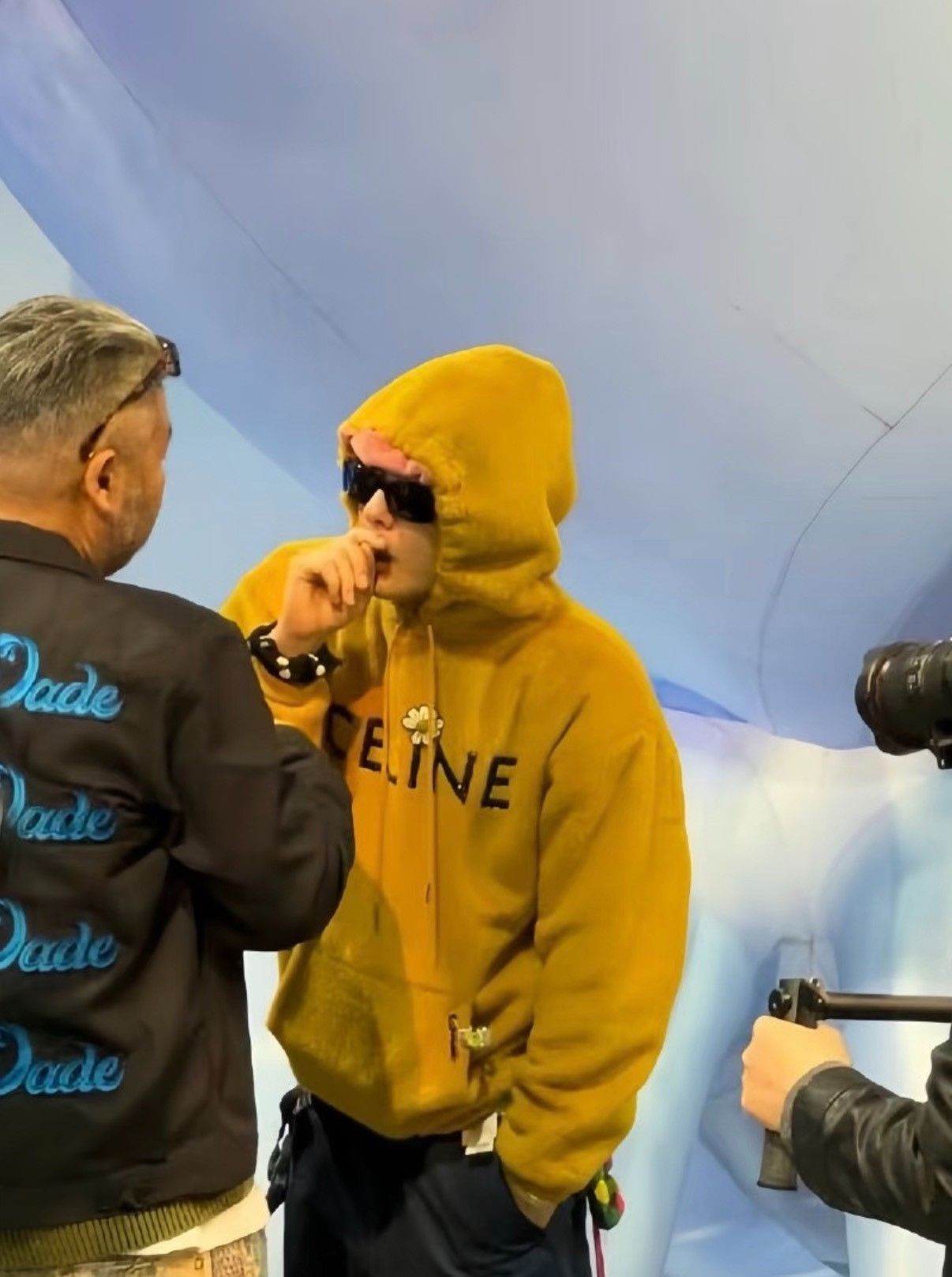 Celine Celine Yellow GD Style Hoodie Size US M / EU 48-50 / 2 - 9 Thumbnail