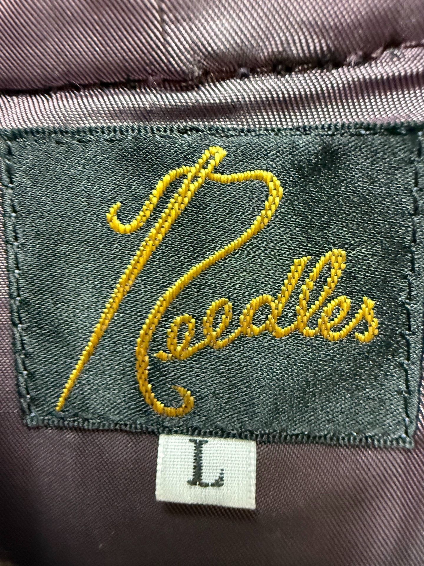 Needles Needles Varsity Butterfly Leather Jacket Size US L / EU 52-54 / 3 - 5 Thumbnail