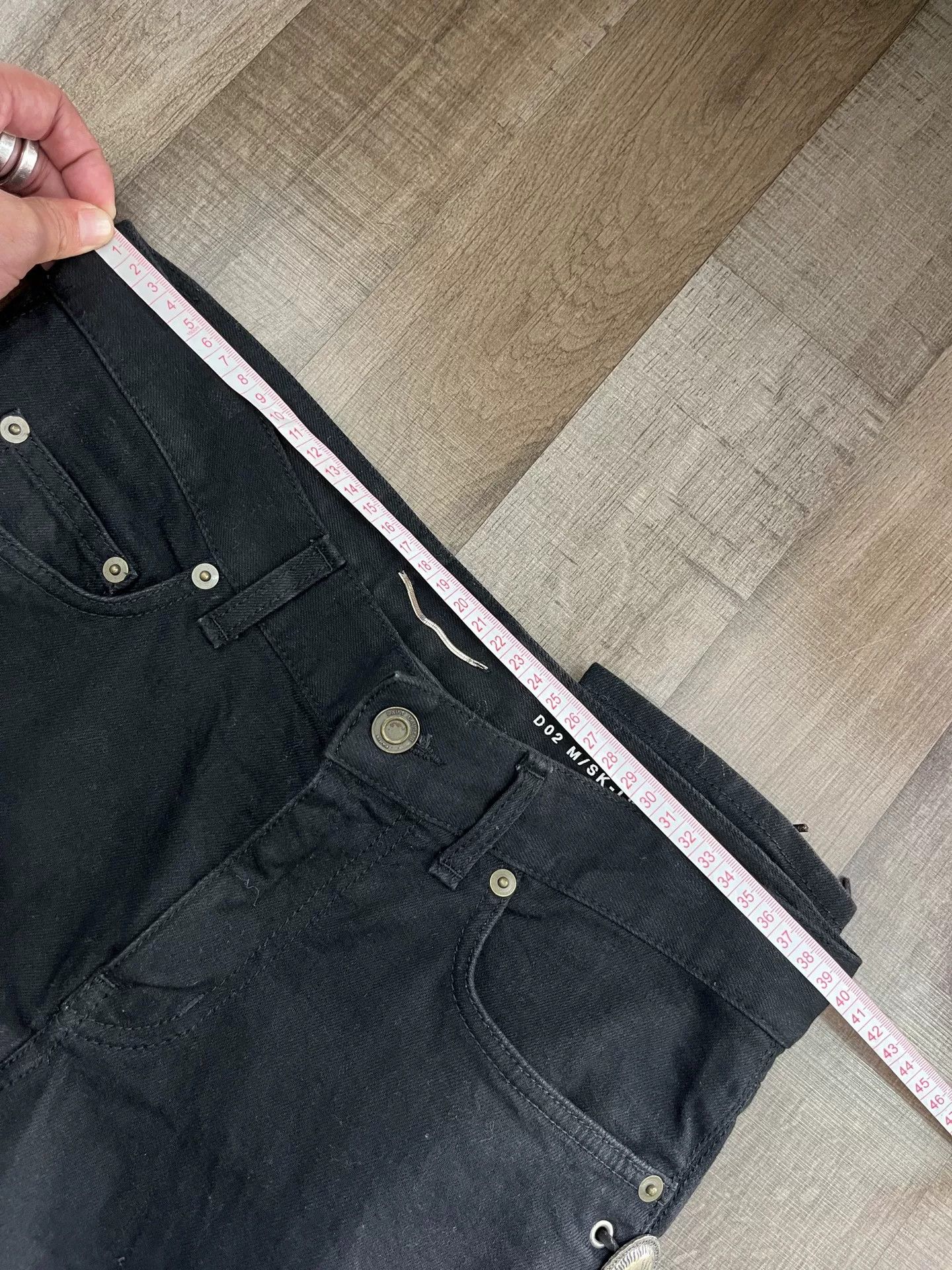 Saint Laurent Paris Saint Laurent Western Silver Button Denim Pants Size US 30 / EU 46 - 6 Thumbnail