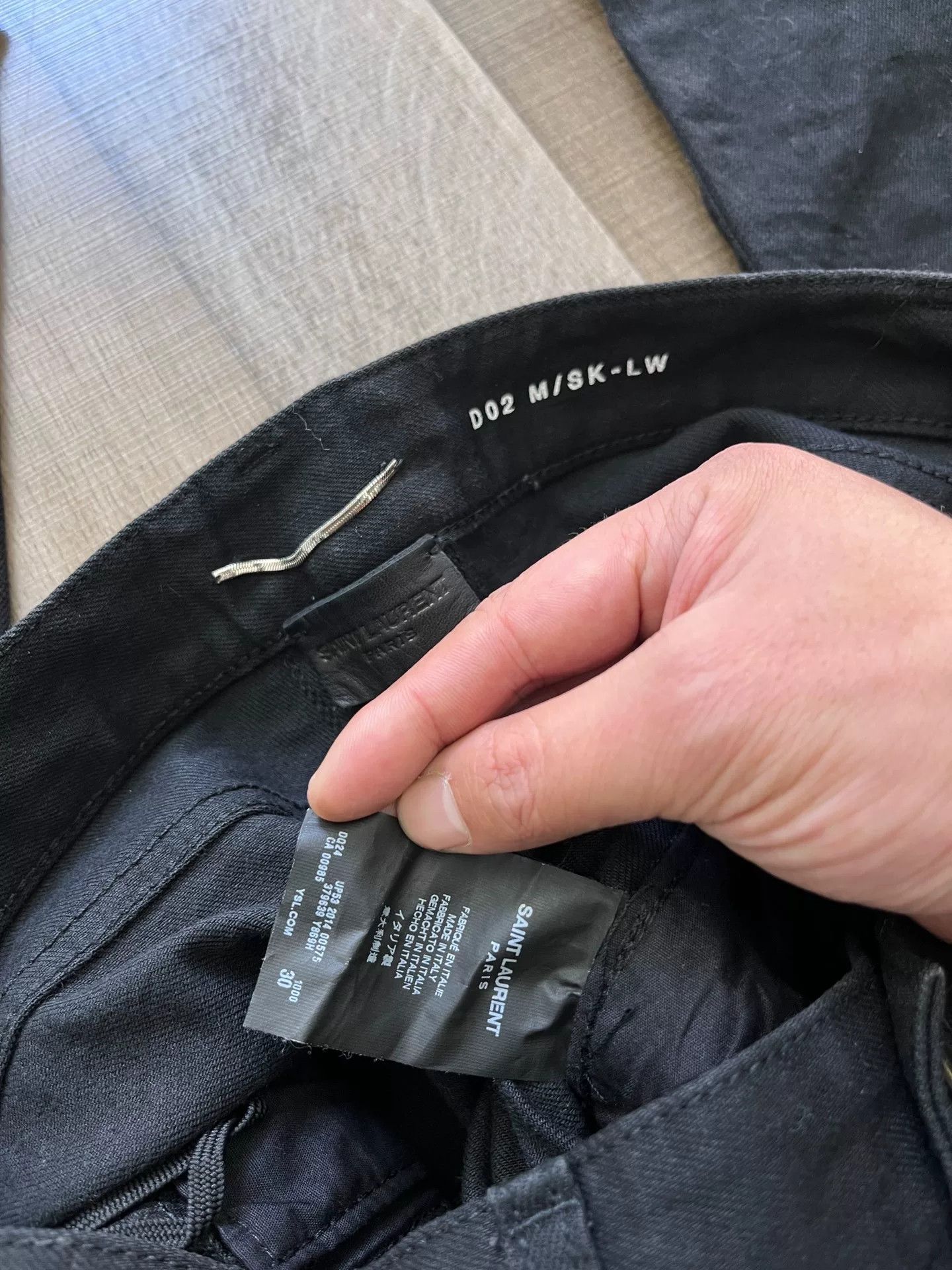 Saint Laurent Paris Saint Laurent Western Silver Button Denim Pants Size US 30 / EU 46 - 5 Thumbnail