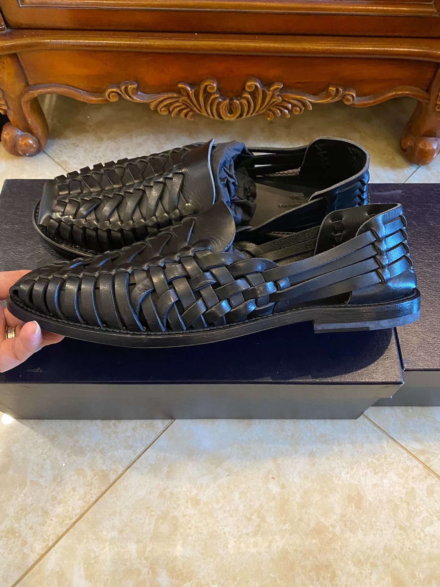 Ralph Lauren Purple Label Ralph Lauren Purple Label Roman Sandals Size US 7 / EU 40 - 5 Thumbnail