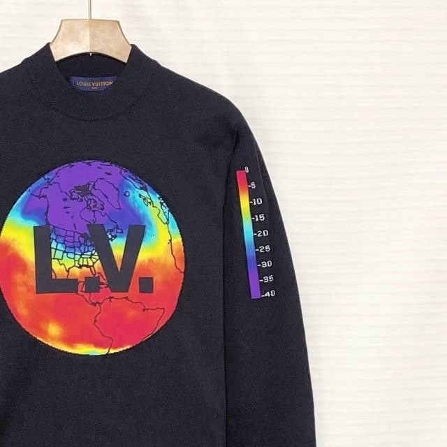 Louis Vuitton Louis Vuitton Men's Slim Logo Sweater Size US L / EU 52-54 / 3 - 2 Thumbnail