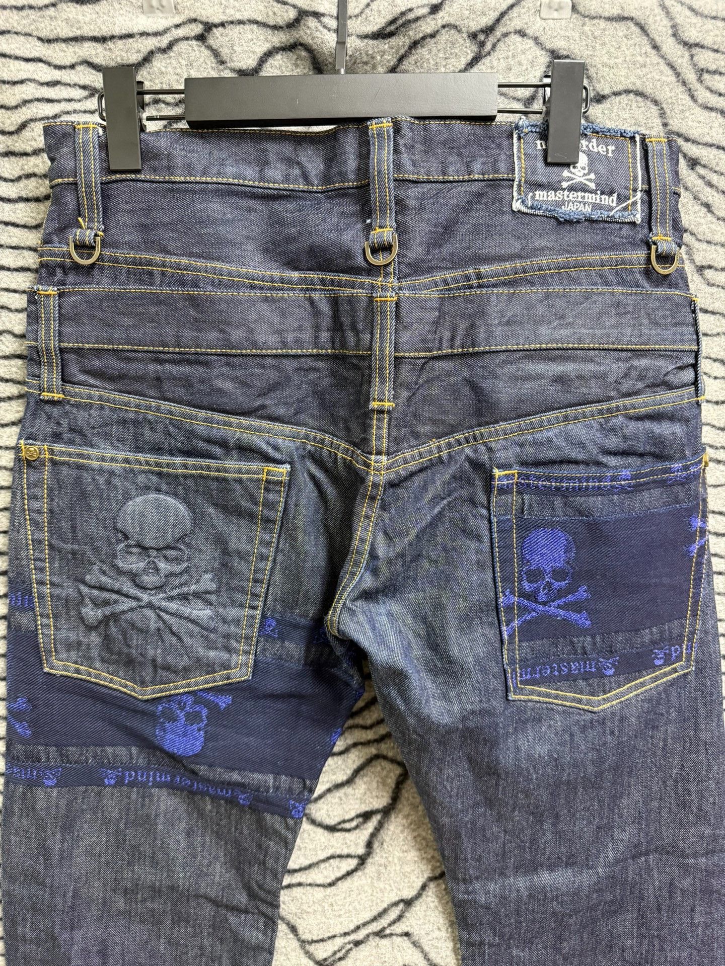 Mastermind Japan Mastermind Japan MMJ Blue Gold Jeans Size US 44 / EU 60 - 7 Thumbnail