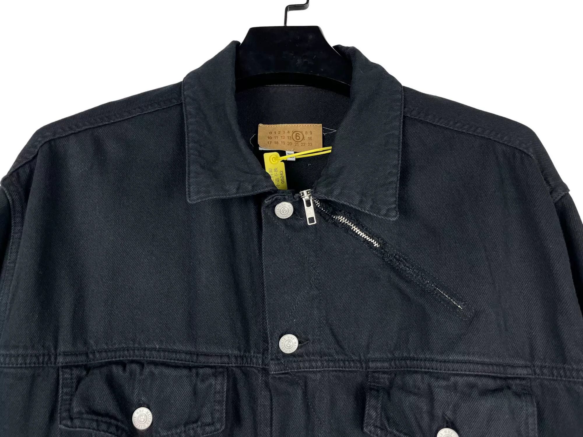Maison Margiela Maison Margiela MM6 Zip Collar Denim Jacket Size US S / EU 44-46 / 1 - 3 Thumbnail