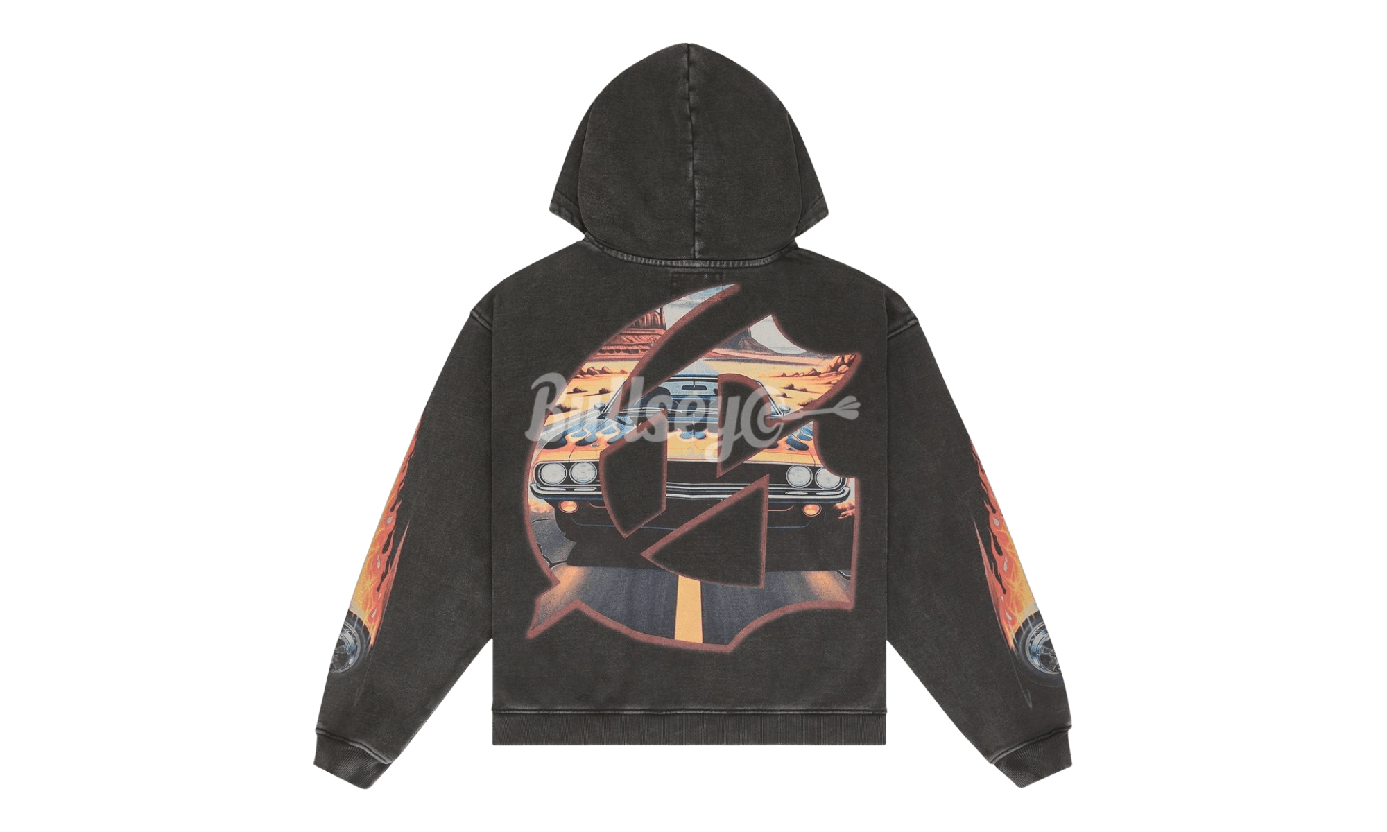 Godspeed On the Run II Washed Black Hoodie Size US XXL / EU 58 / 5 - 2 Thumbnail
