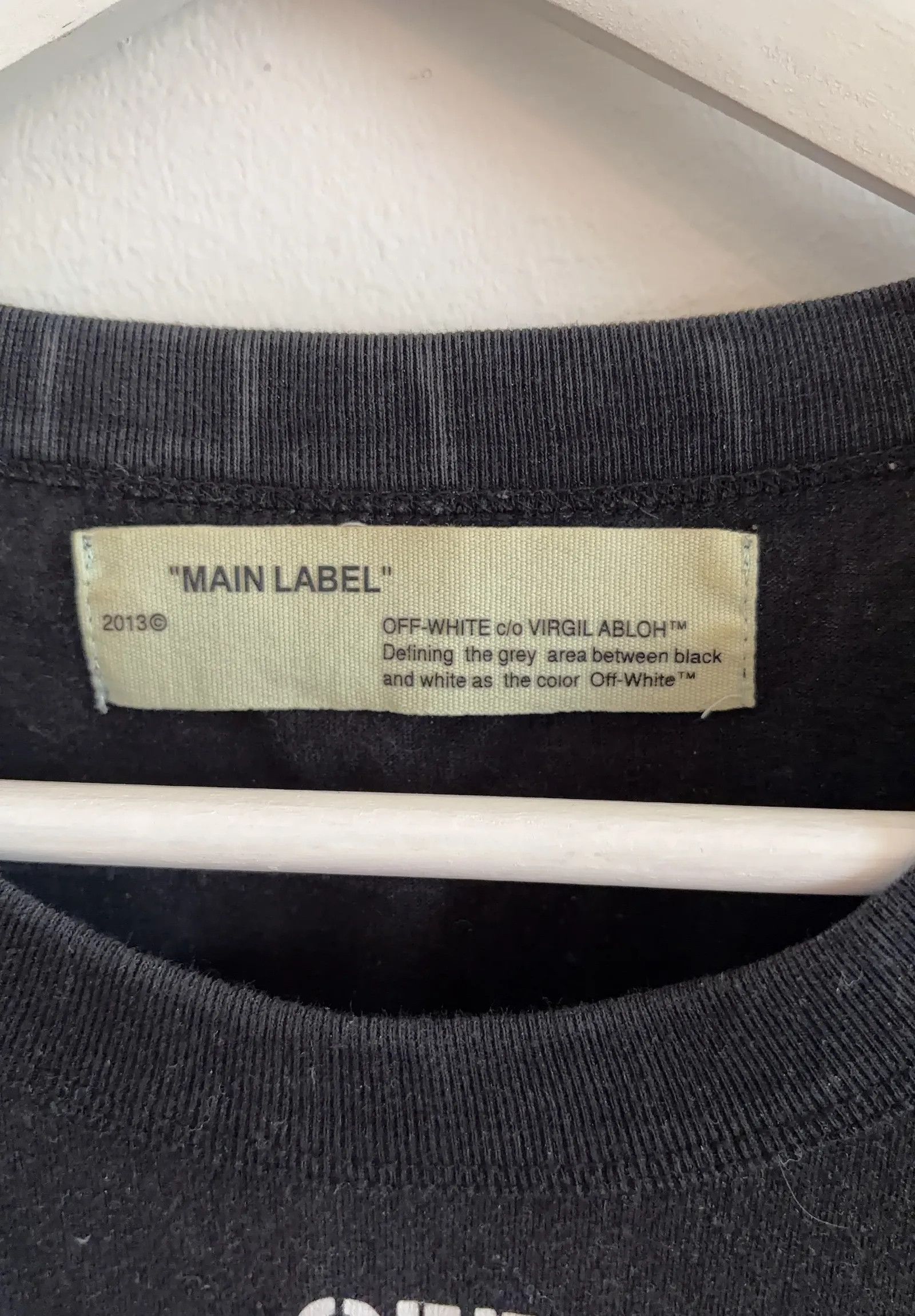 Off-White Off-White Carvaggio ”02” tee for all capsule T-shirt Size US L / EU 52-54 / 3 - 2 Thumbnail