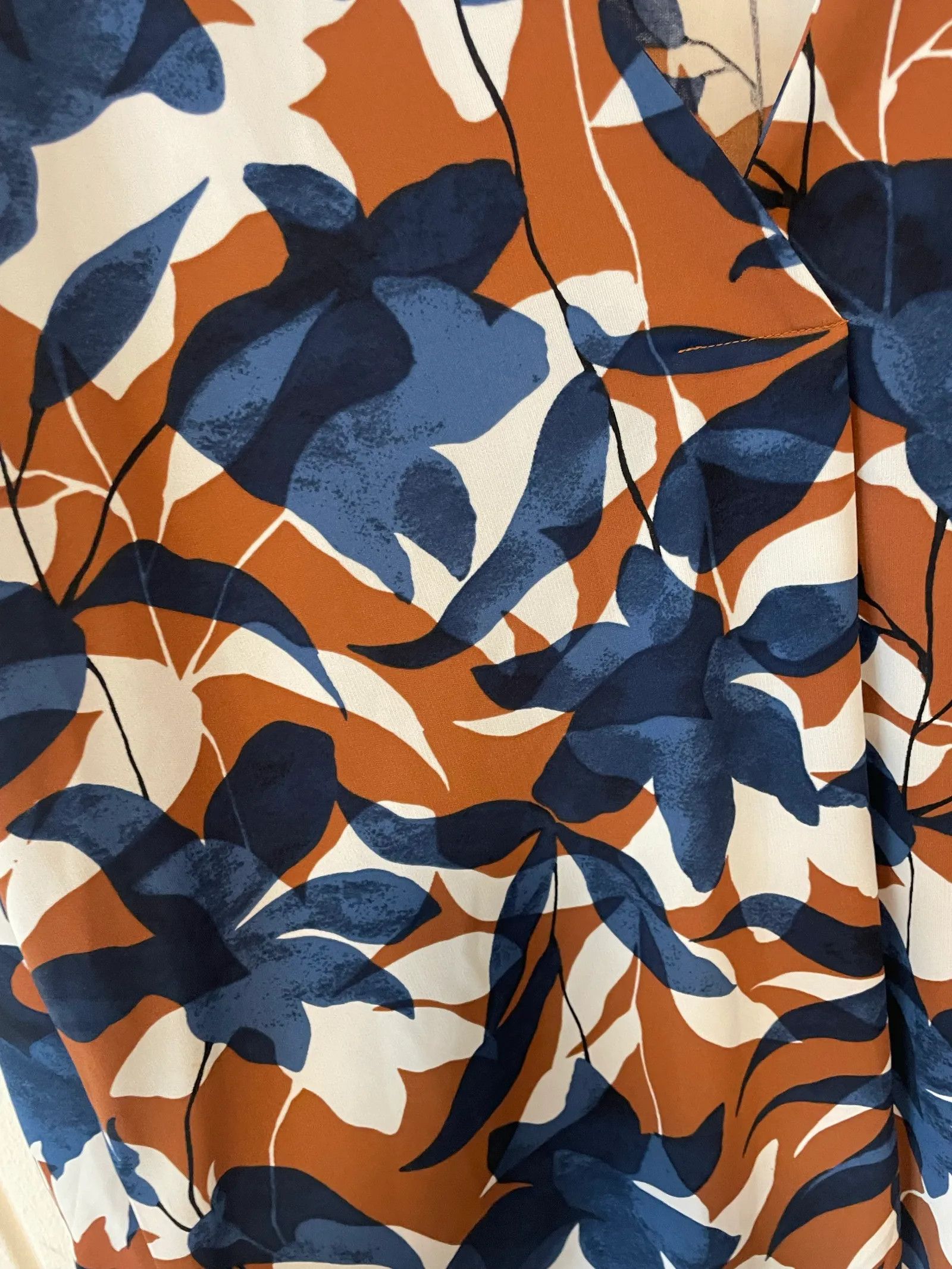Ann Taylor Ann Taylor Mönstrad blus från Ann Taylor Blouse Size M / US 6-8 / IT 42-44 - 4 Thumbnail