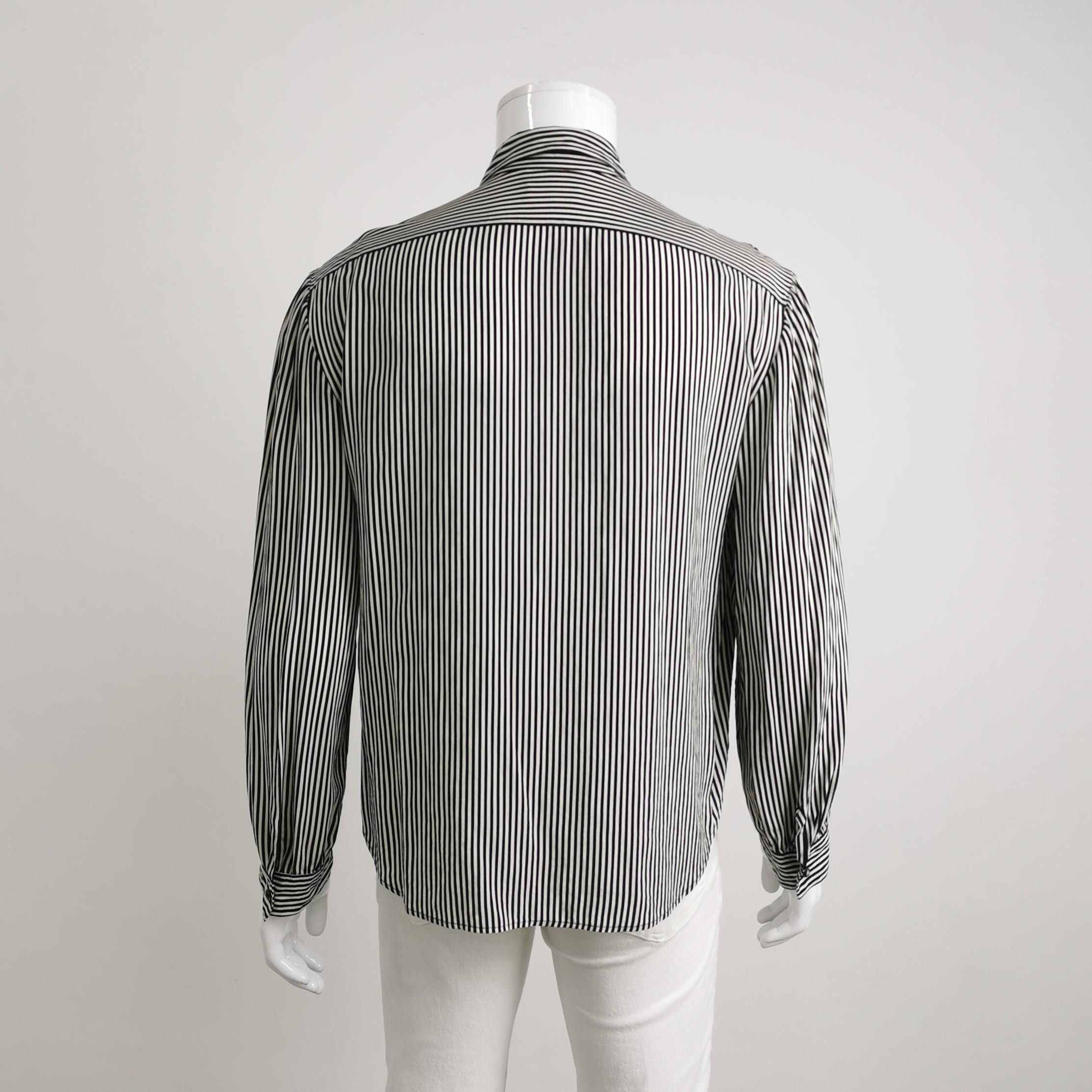 Saint Laurent Paris Saint Laurent Paris Men m Button Ups Size US M / EU 48-50 / 2 - 2 Thumbnail