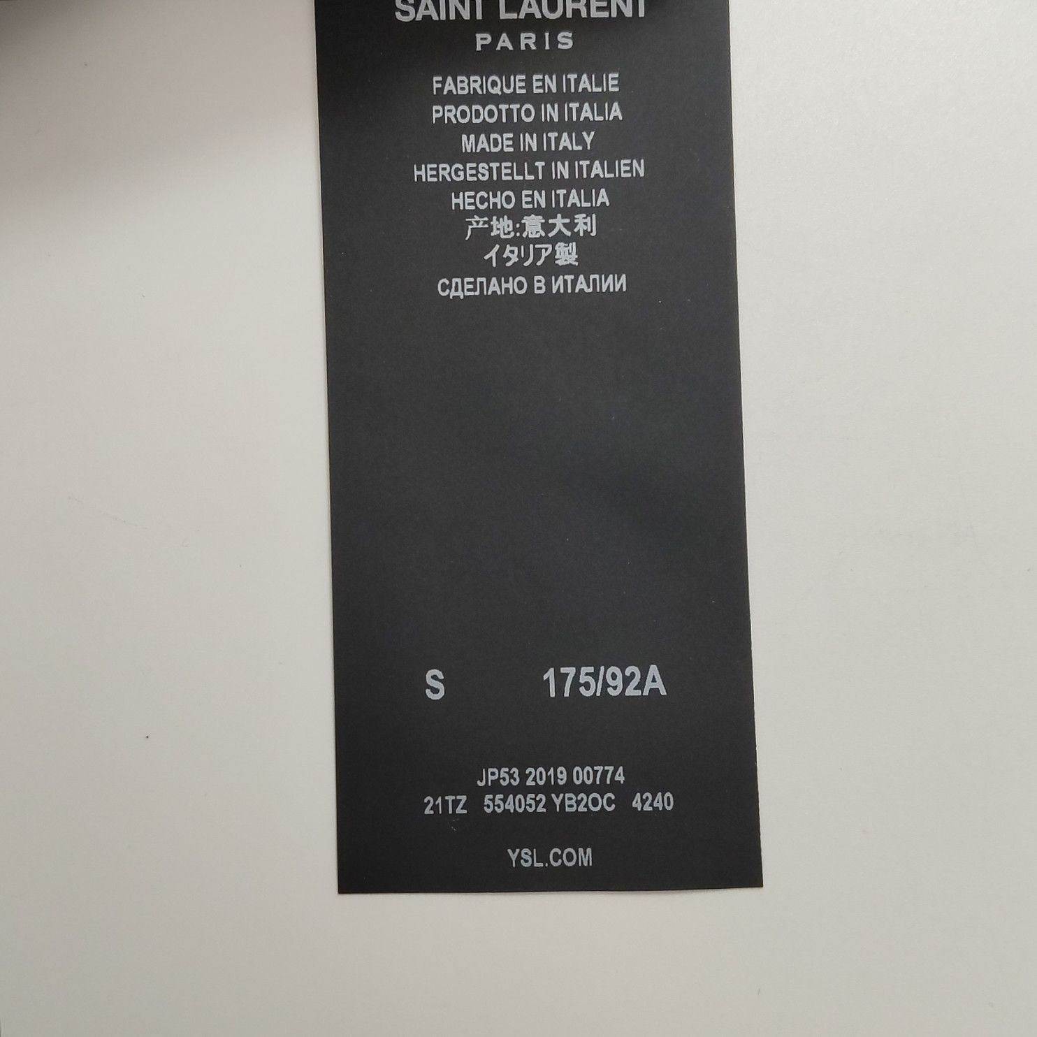 Saint Laurent Paris Saint Laurent Paris Men s Short Sleeve Shirts Size US S / EU 44-46 / 1 - 7 Thumbnail