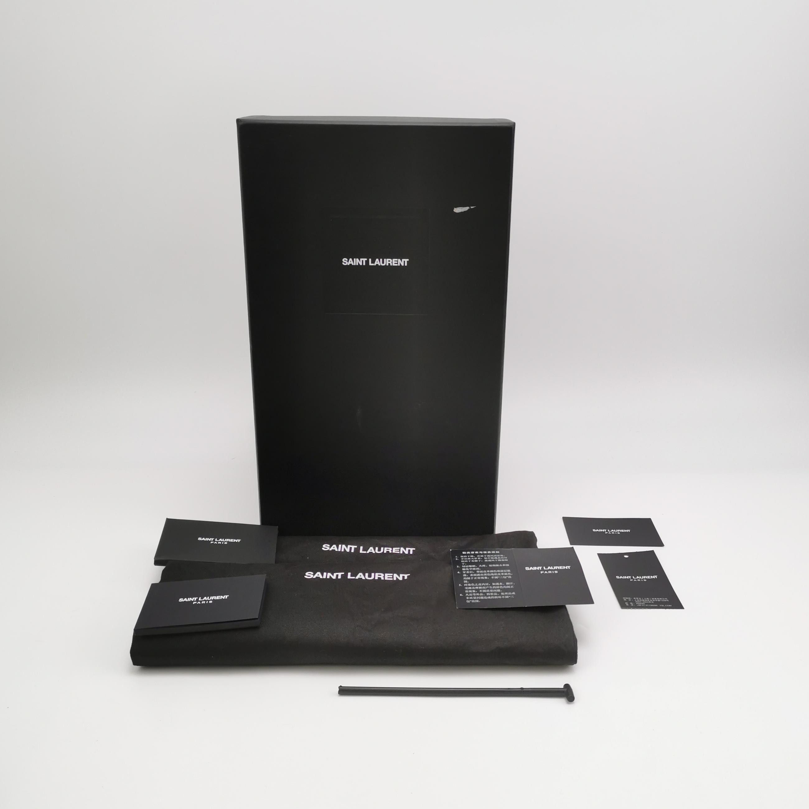 Saint Laurent Paris Saint Laurent Paris Men 6 Leather Size US 6 / EU 39 - 6 Thumbnail
