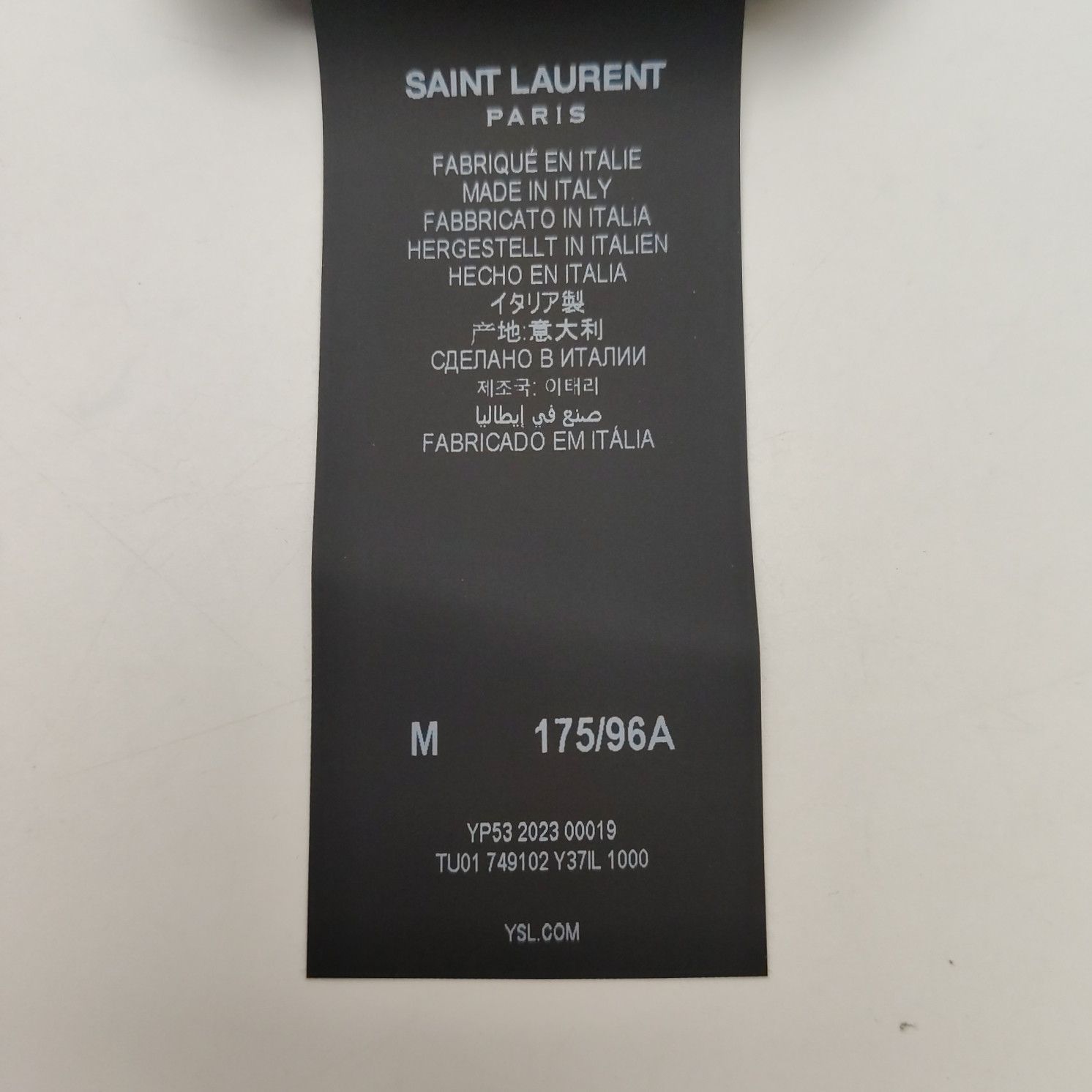 Saint Laurent Paris Saint Laurent Paris Men m Short Sleeve Shirts Size US M / EU 48-50 / 2 - 5 Thumbnail