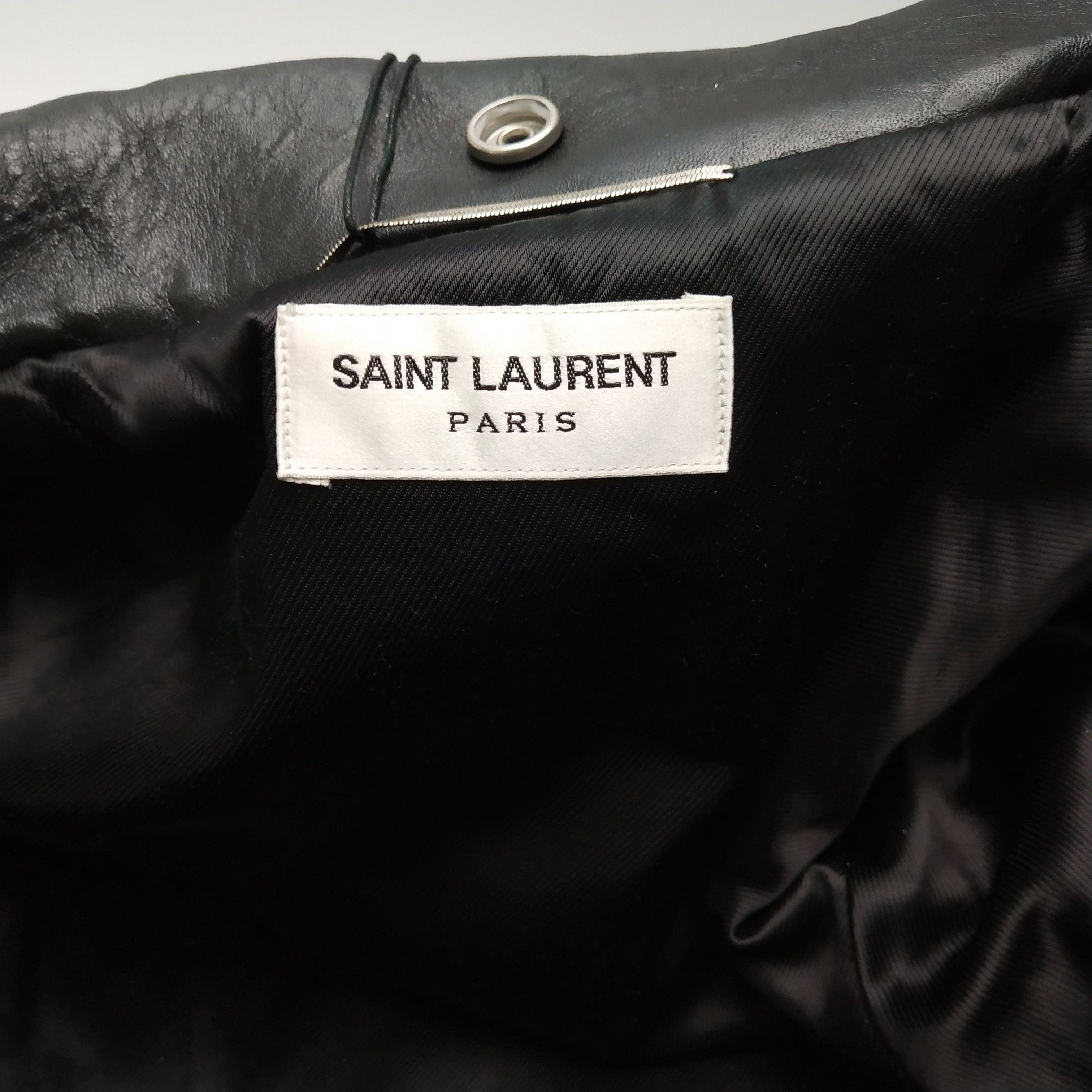 Saint Laurent Paris Saint Laurent Paris Men m Leather Jackets Size US M / EU 48-50 / 2 - 4 Thumbnail