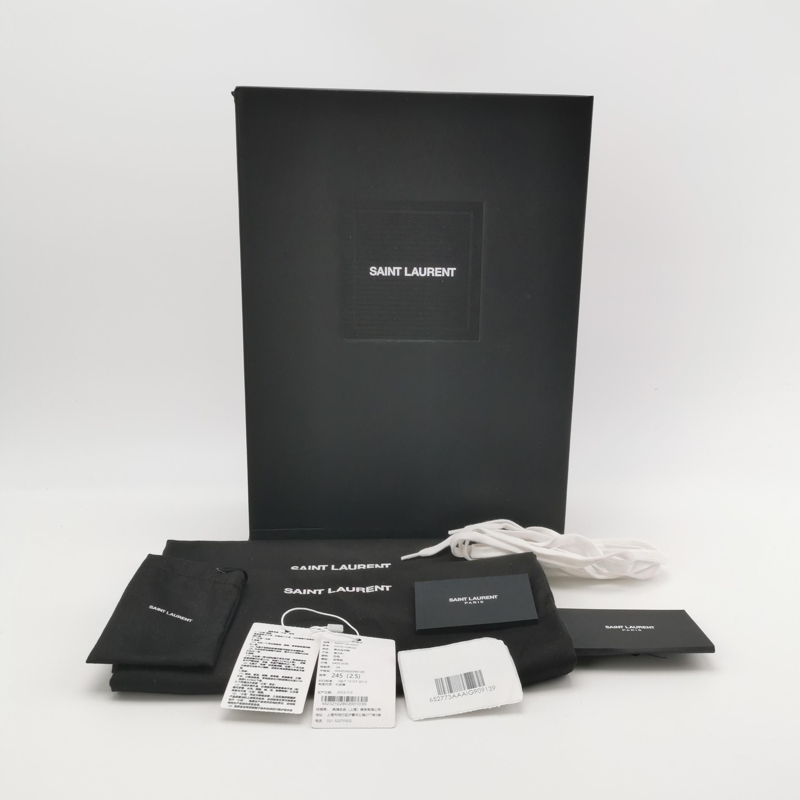 Saint Laurent Paris Saint Laurent Paris Men 6 Leather Size US 6 / EU 39 - 12 Thumbnail