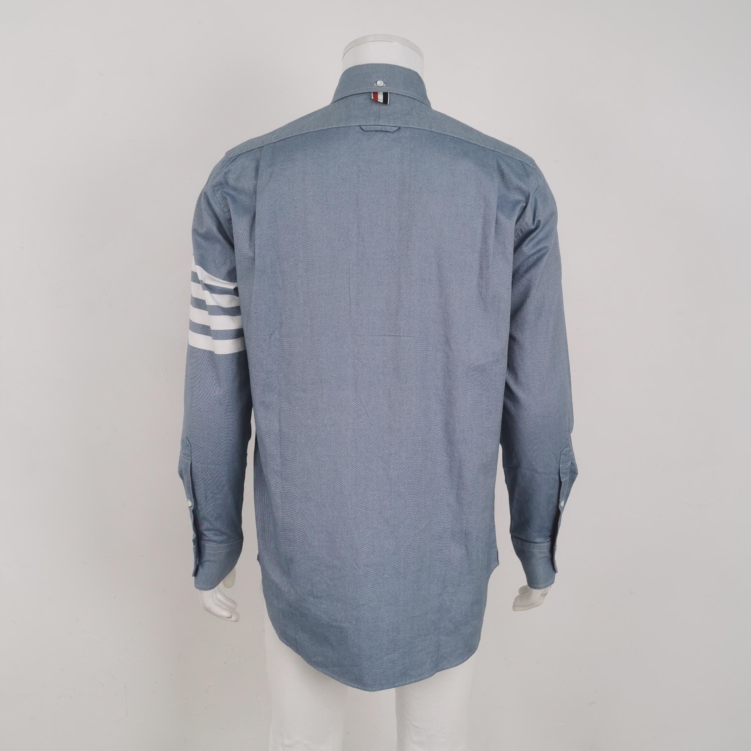 Thom Browne Thom Browne Men l Button Ups Size US L / EU 52-54 / 3 - 2 Thumbnail
