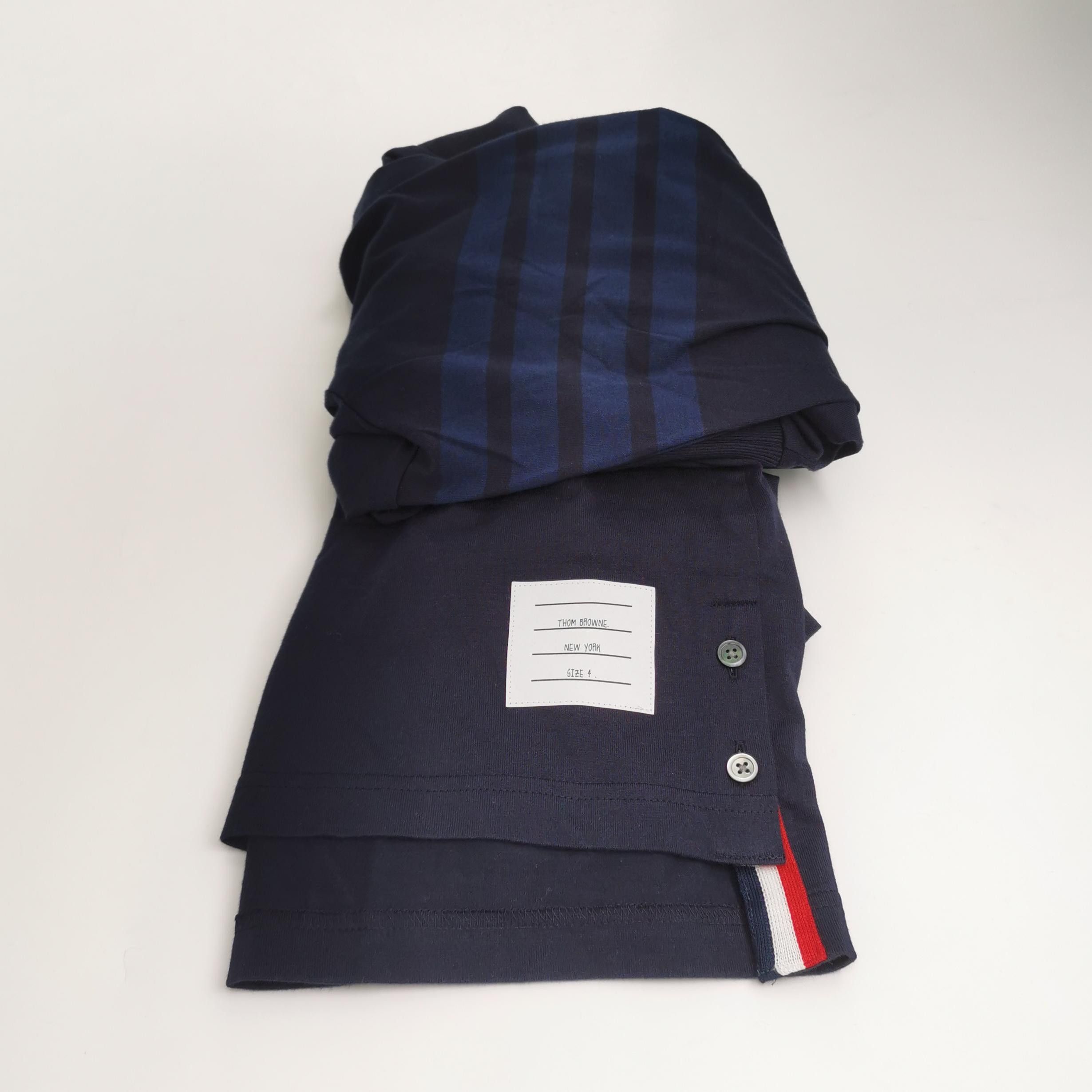 Thom Browne Thom Browne Men xl Short Sleeve Shirts Size US XL / EU 56 / 4 - 3 Thumbnail