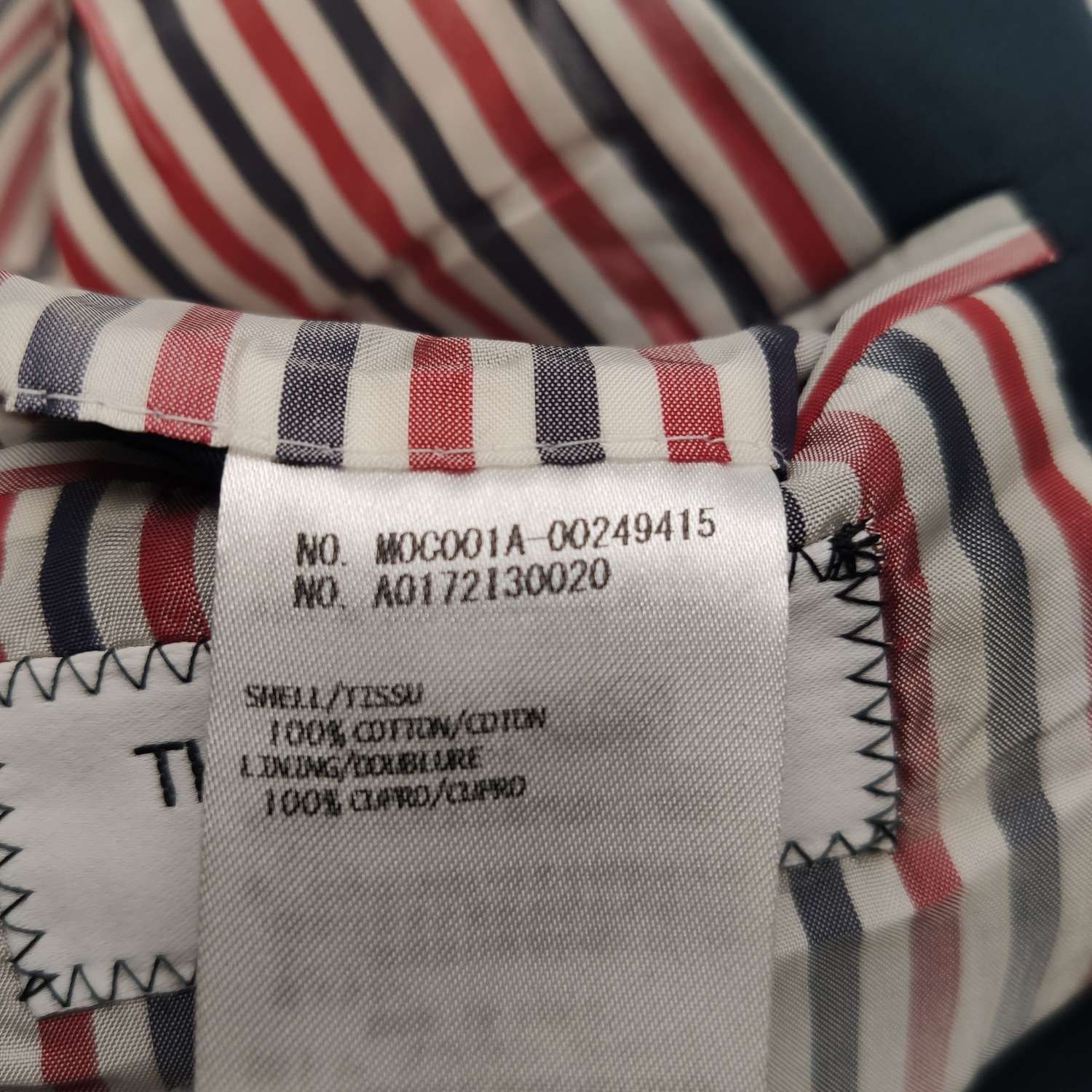 Thom Browne Thom Browne Men xxs Light Jackets Size US XXS / EU 40 - 7 Thumbnail