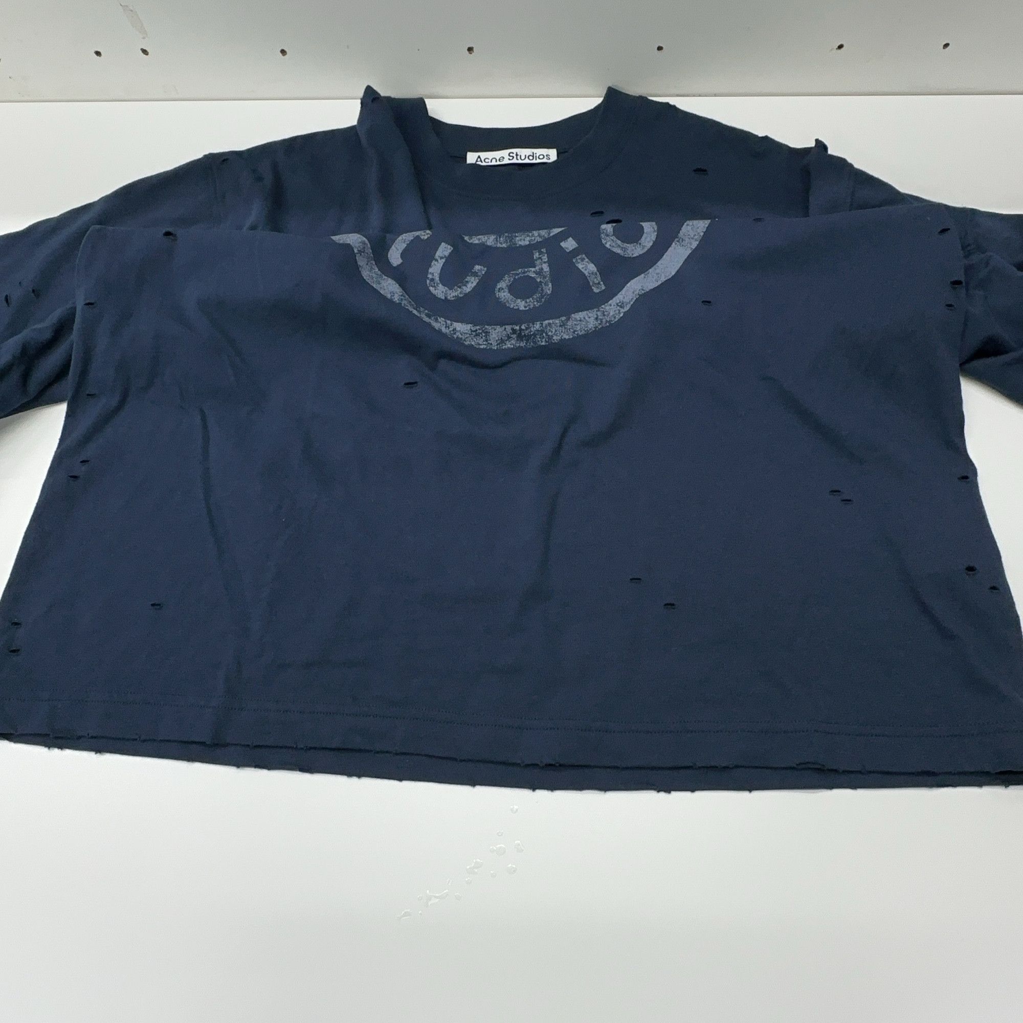Acne Studios Acne Studios Logo Print Long Sleeve T-Shirt US XS Size US XS / EU 42 / 0 - 7 Thumbnail