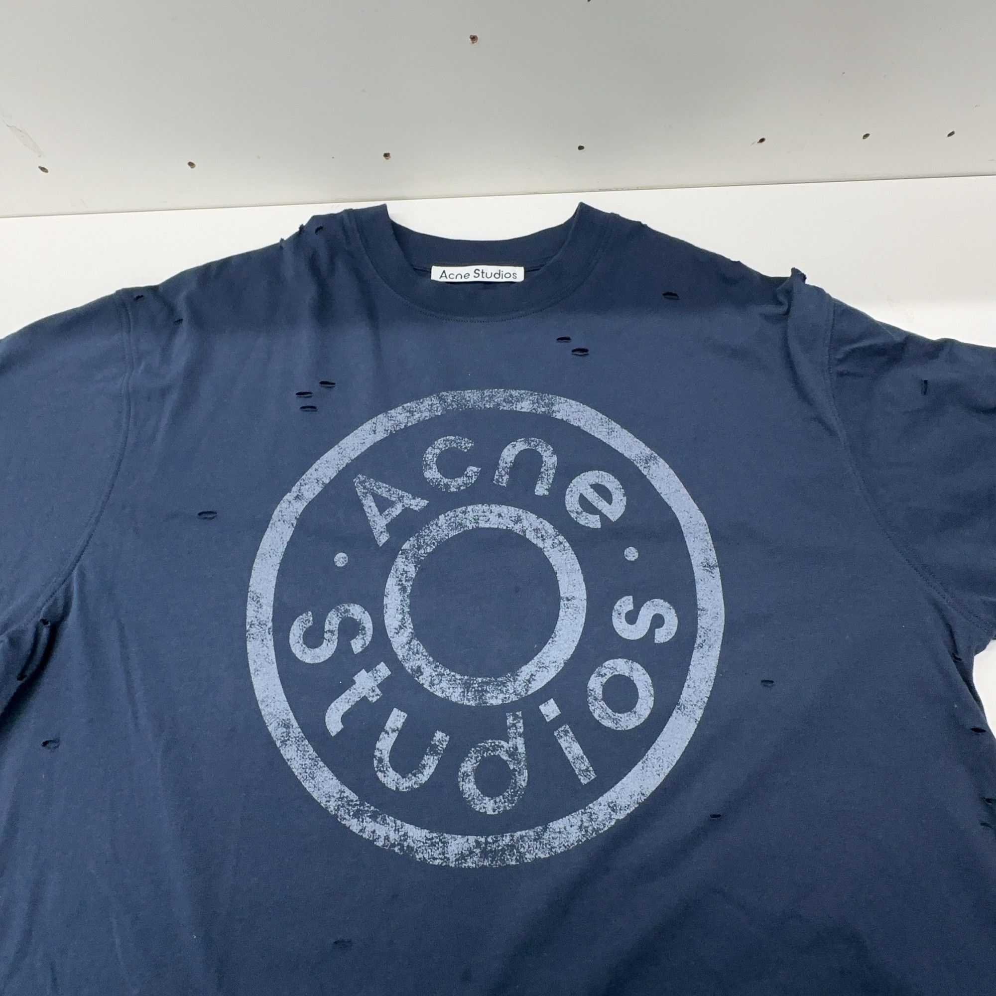 Acne Studios Acne Studios Logo Print Long Sleeve T-Shirt US XS Size US XS / EU 42 / 0 - 6 Thumbnail