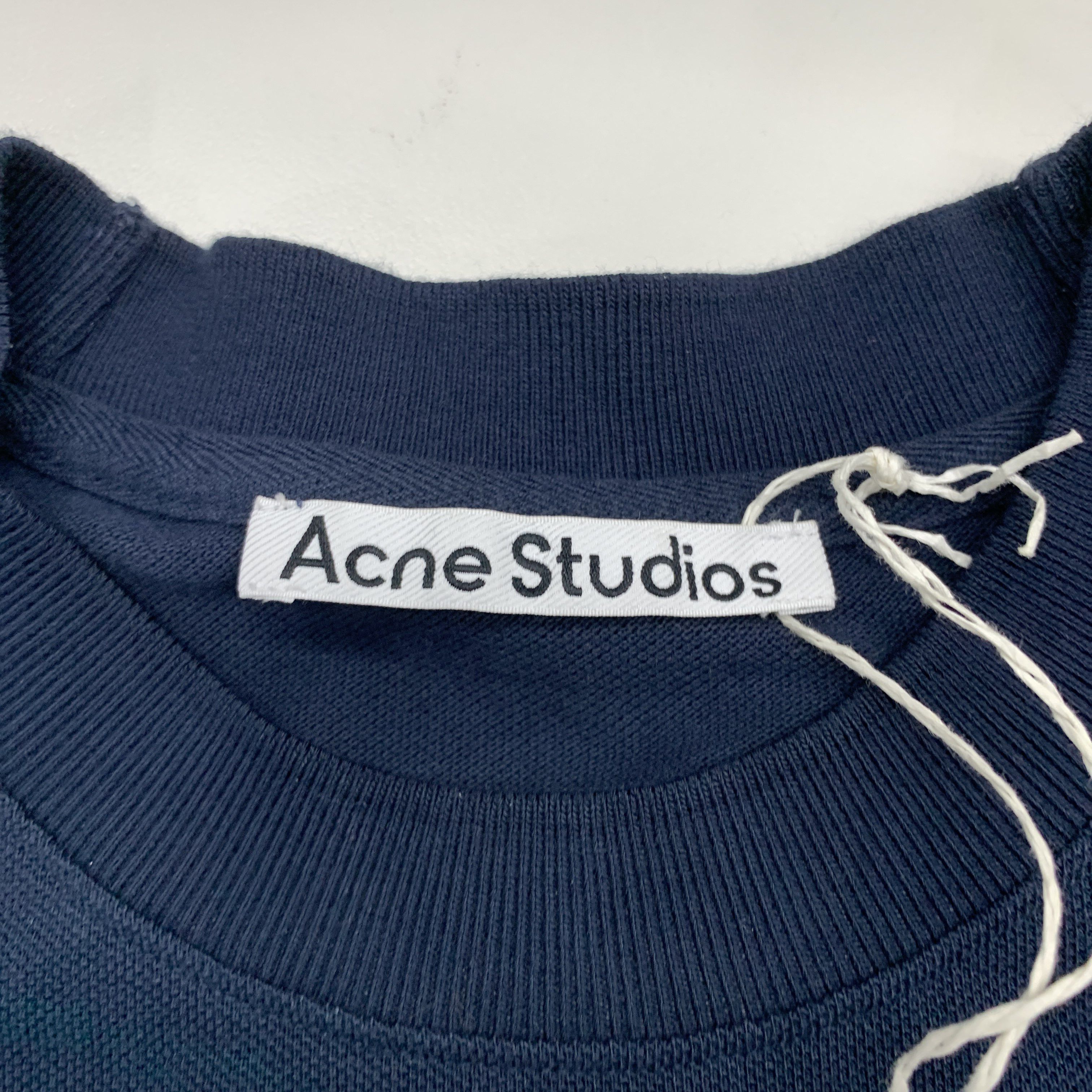 Acne Studios Acne Studios Embroidered Logo Long Sleeve T-Shirt XS Size US XS / EU 42 / 0 - 3 Thumbnail