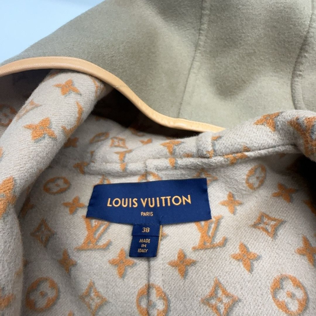 Louis Vuitton Louis Vuitton Monogram Hooded Double Breasted Coat Size 38 Size S / US 4 / IT 40 - 3 Thumbnail