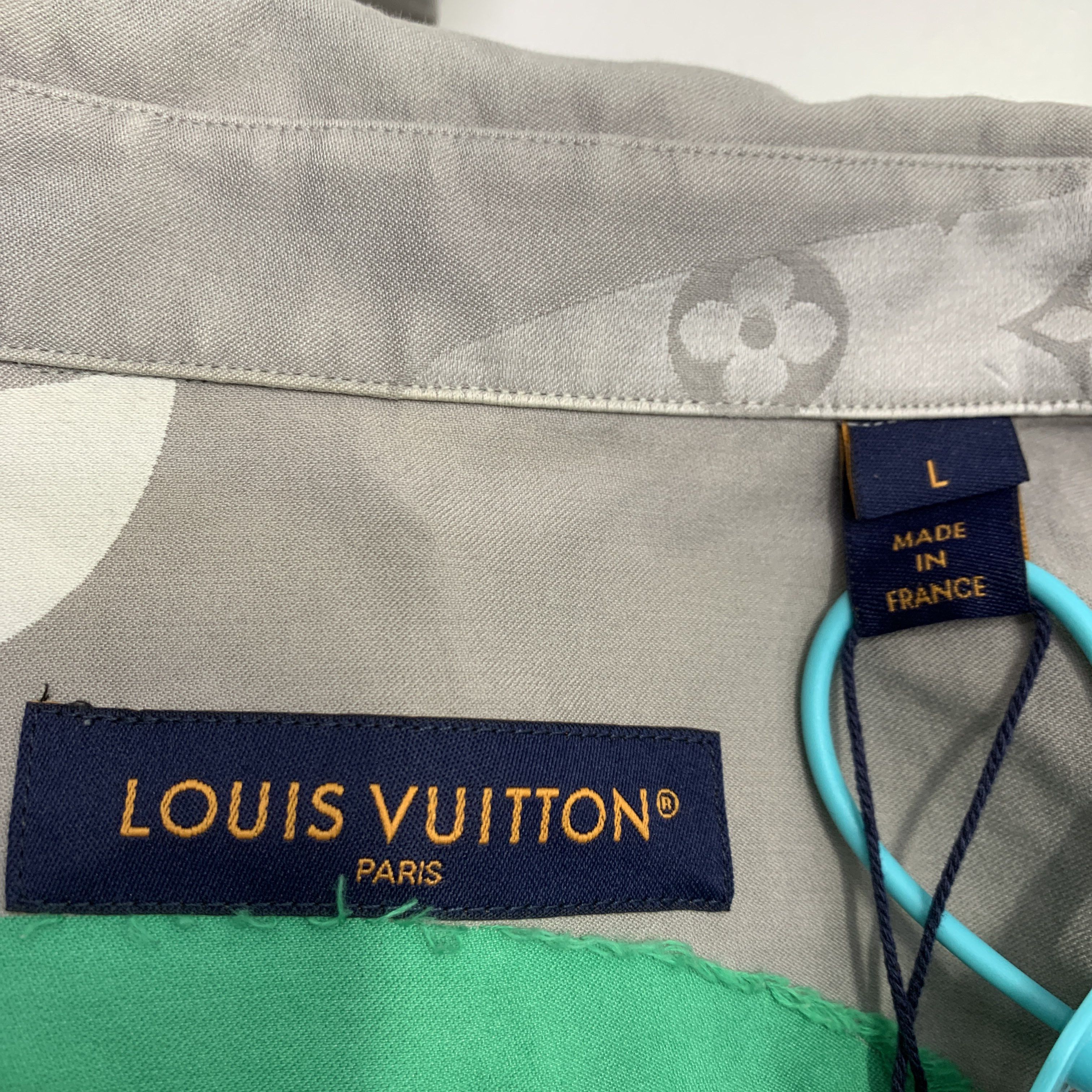 Louis Vuitton Louis Vuitton Monogram Pattern Shirt Size M Size US M / EU 48-50 / 2 - 2 Thumbnail