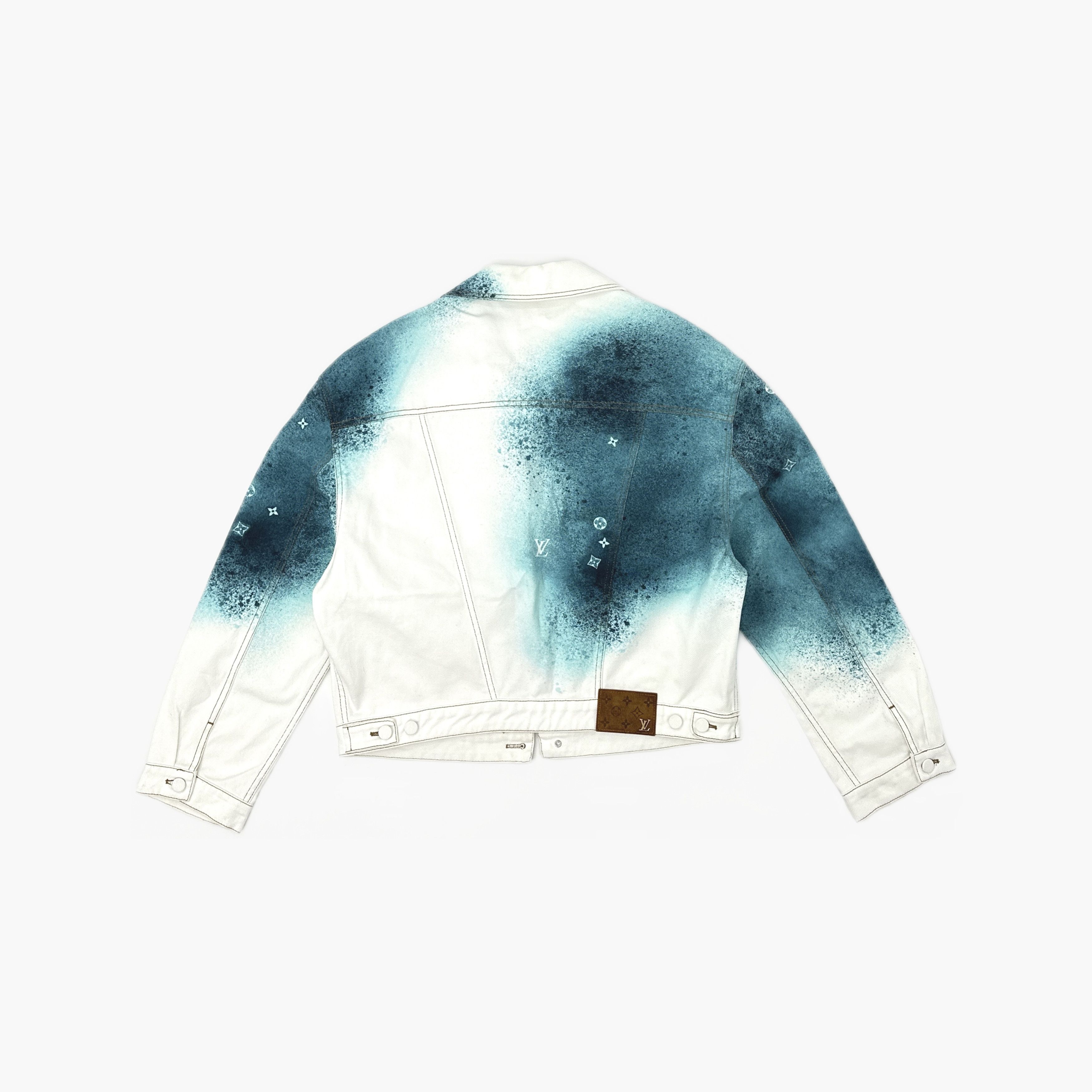 Louis Vuitton Louis Vuitton Spray Paint Denim Jacket Size 52 Size US L / EU 52-54 / 3 - 2 Thumbnail