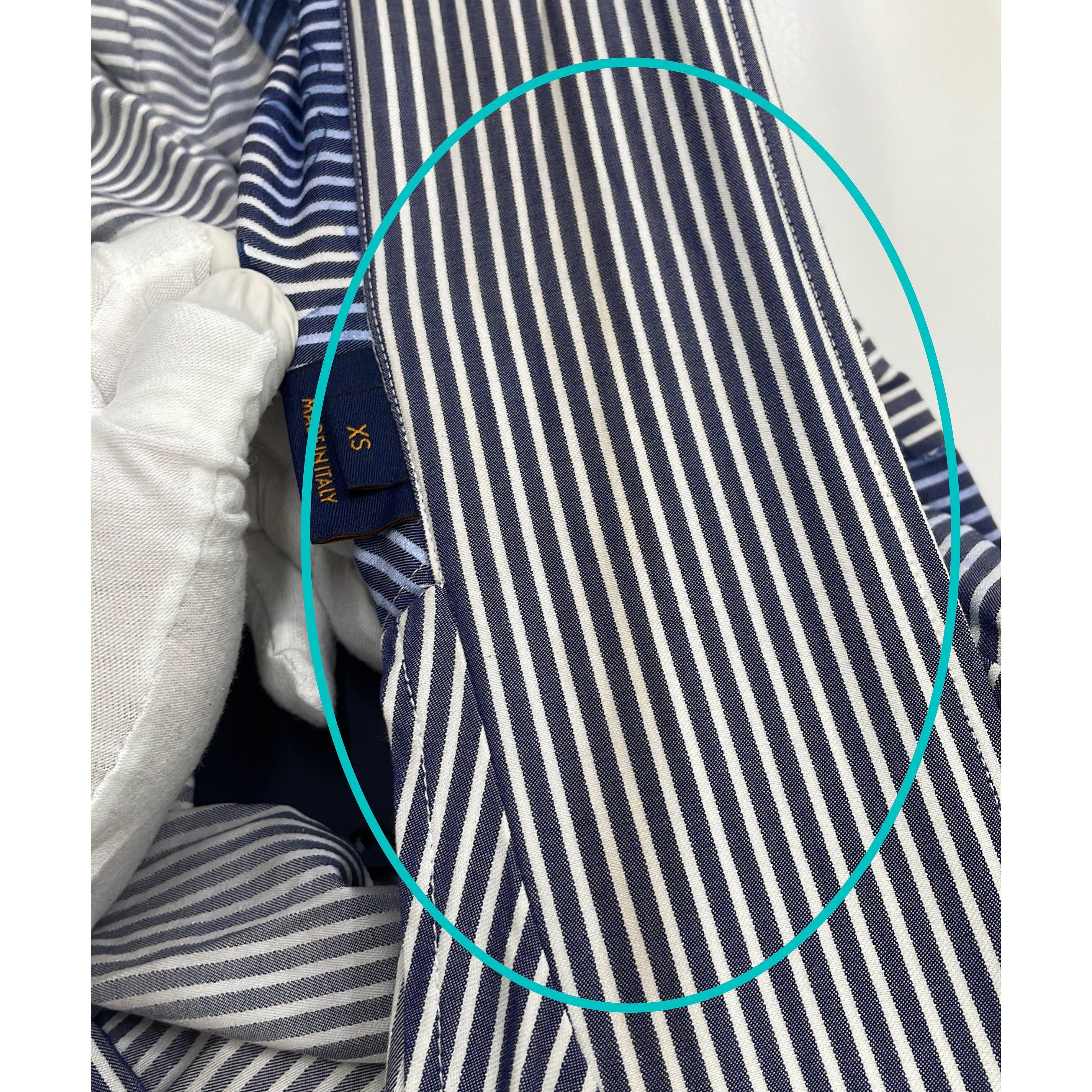 Louis Vuitton Louis Vuitton Monogram Ink Striped Shirt Size XS Size US XS / EU 42 / 0 - 5 Thumbnail