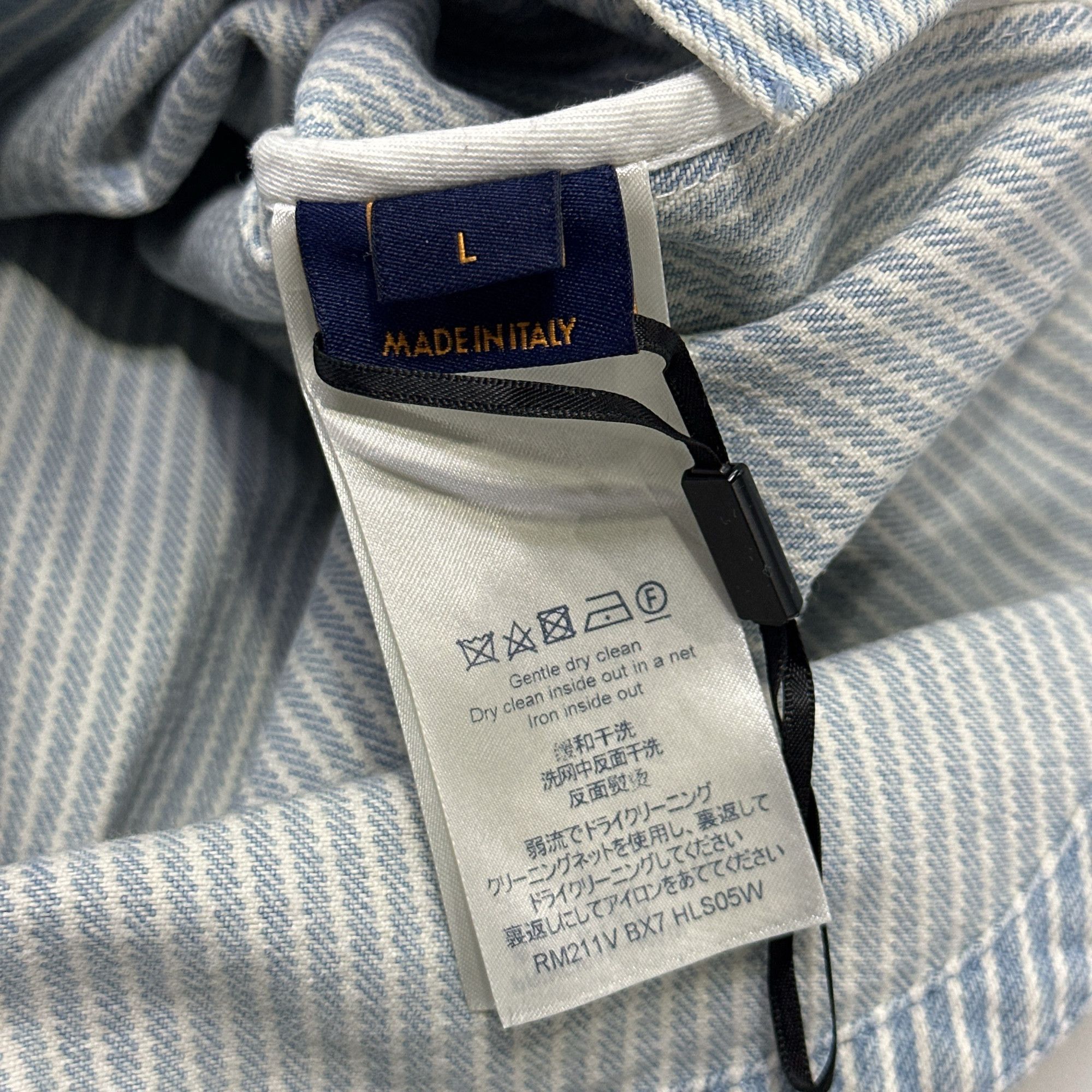 Louis Vuitton Louis Vuitton Monogram Striped Shirt Size L Size US L / EU 52-54 / 3 - 4 Thumbnail