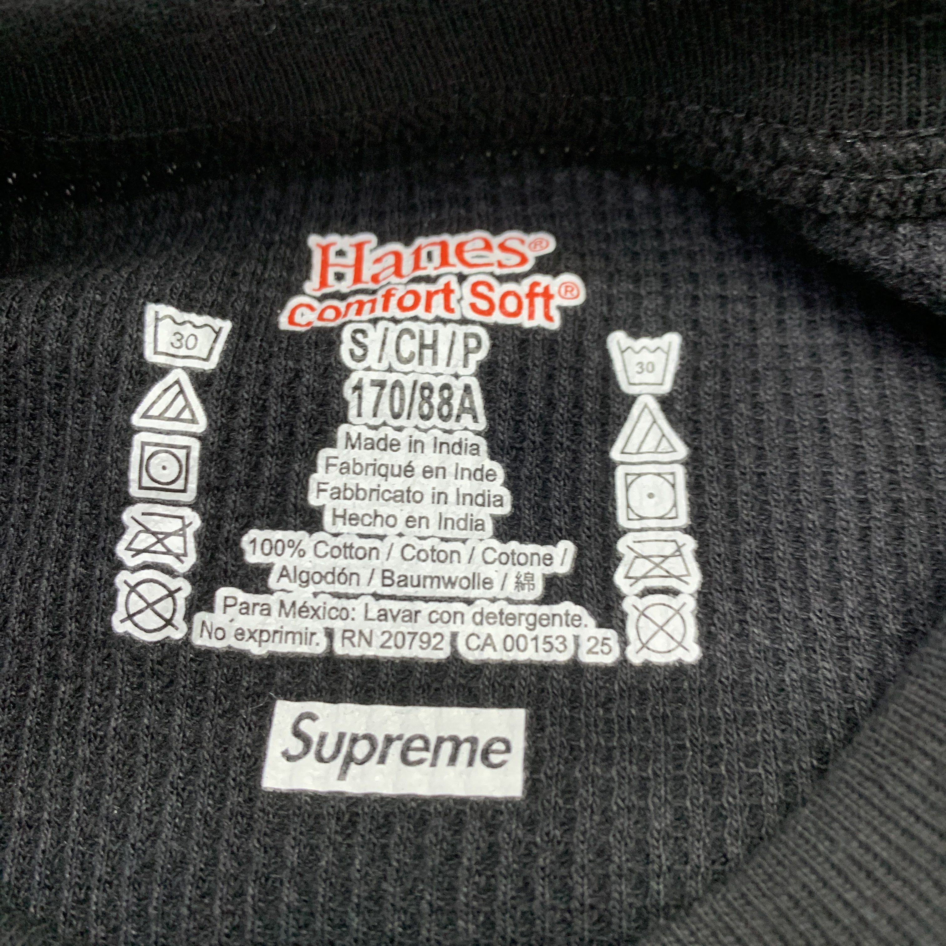 Hanes × Supreme Supreme x Hanes Skeleton Thermal Crew Size S Size US S / EU 44-46 / 1 - 2 Thumbnail