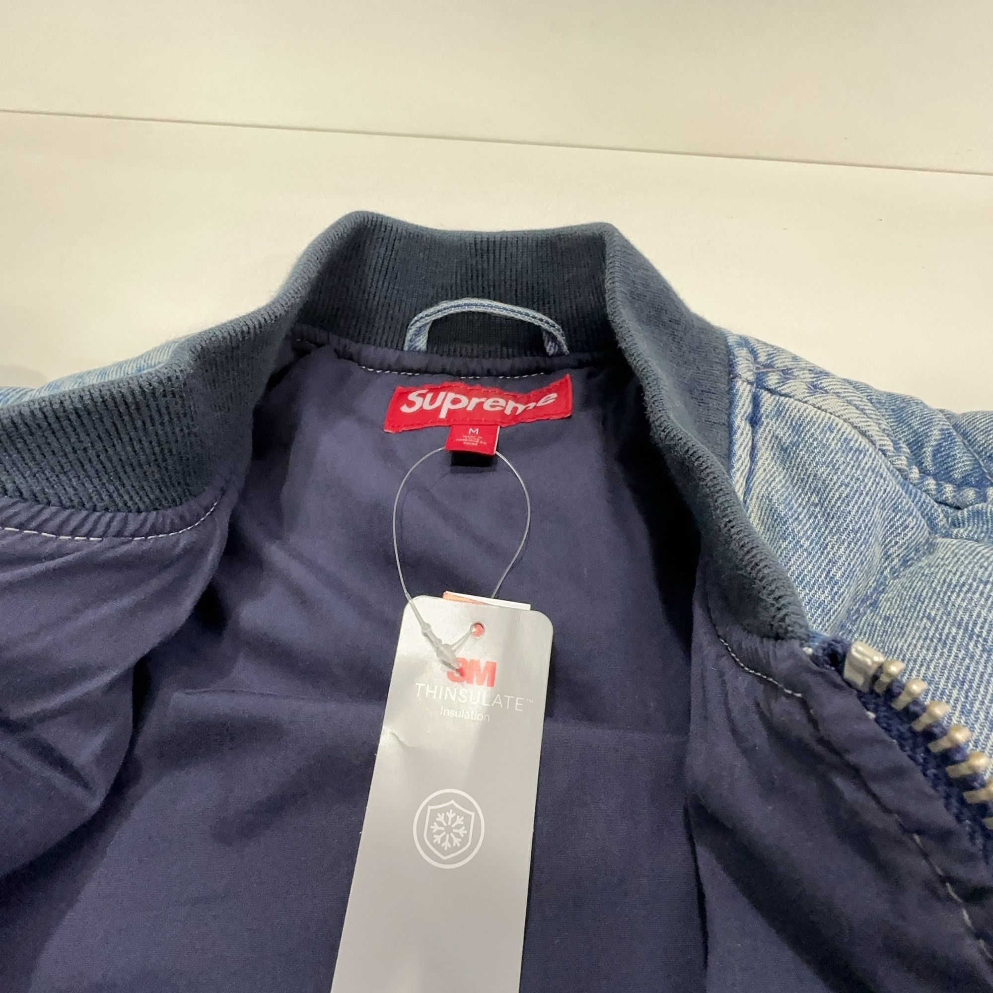 Supreme Supreme Quilted Zip-Off Sleeve Bomber Jacket Size M Size US M / EU 48-50 / 2 - 6 Thumbnail