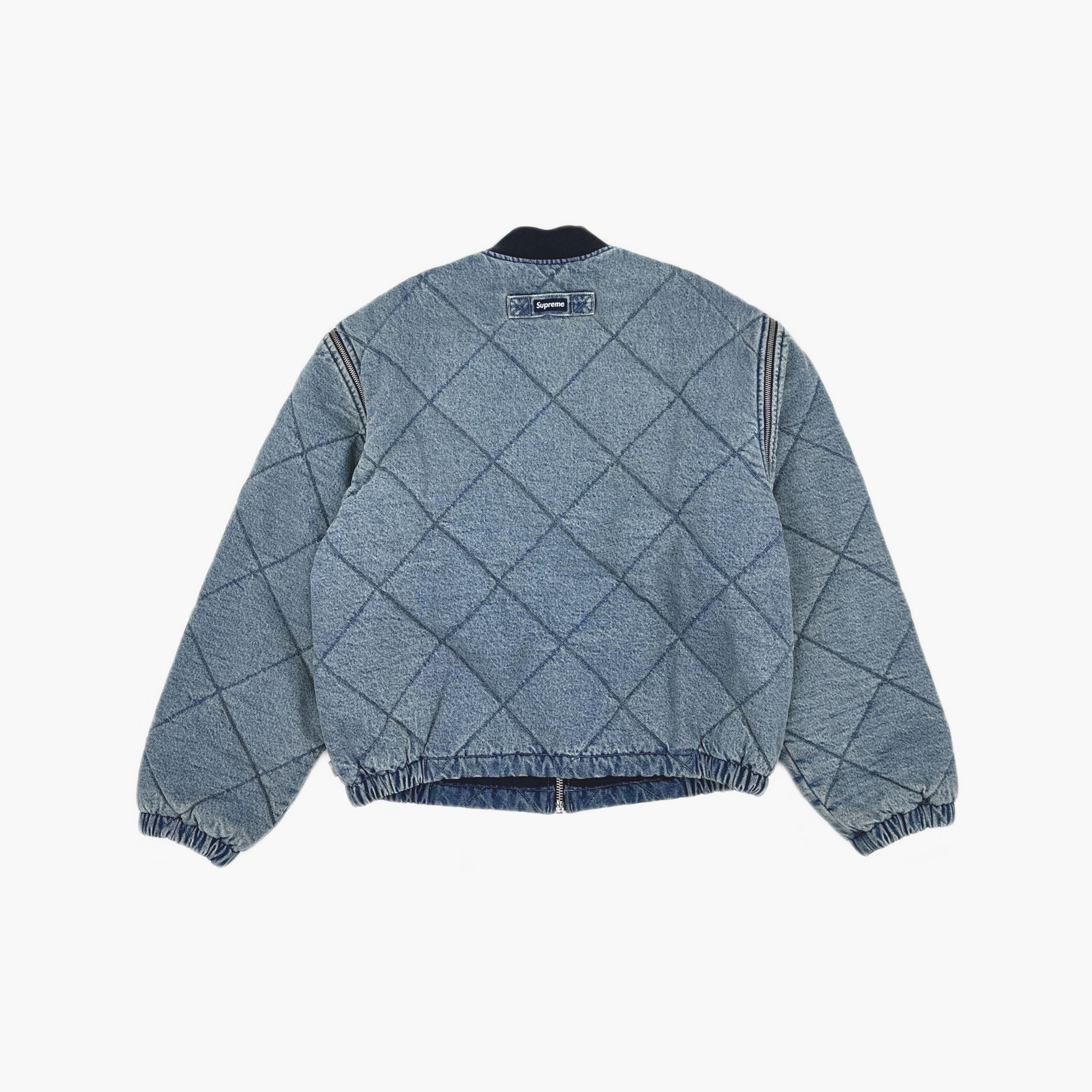 Supreme Supreme Quilted Zip-Off Sleeve Bomber Jacket Size M Size US M / EU 48-50 / 2 - 2 Thumbnail