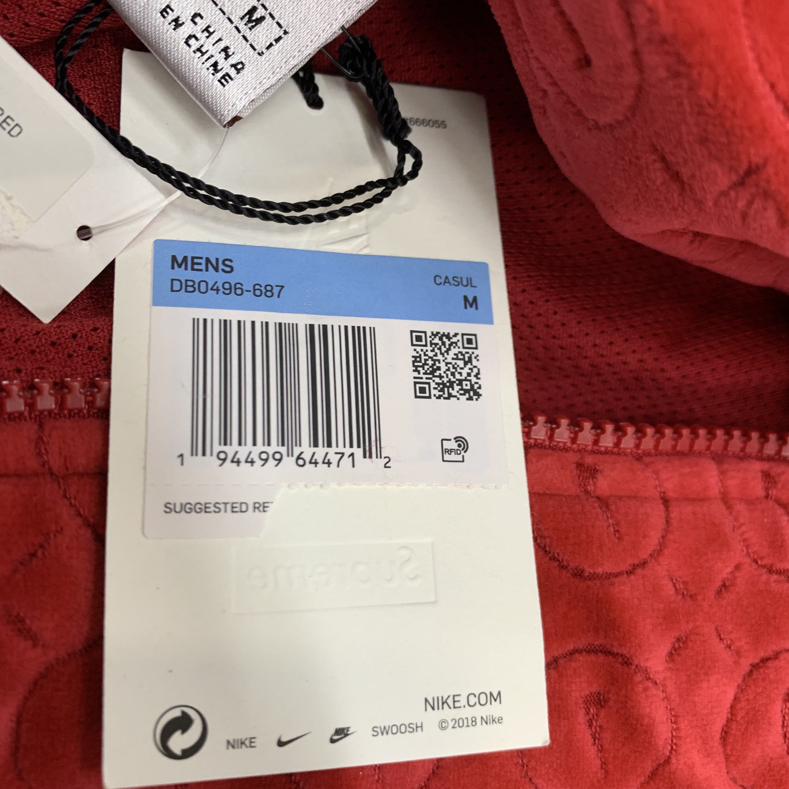 Supreme Supreme x Nike Velour Track Jacket Size M Size US M / EU 48-50 / 2 - 5 Thumbnail