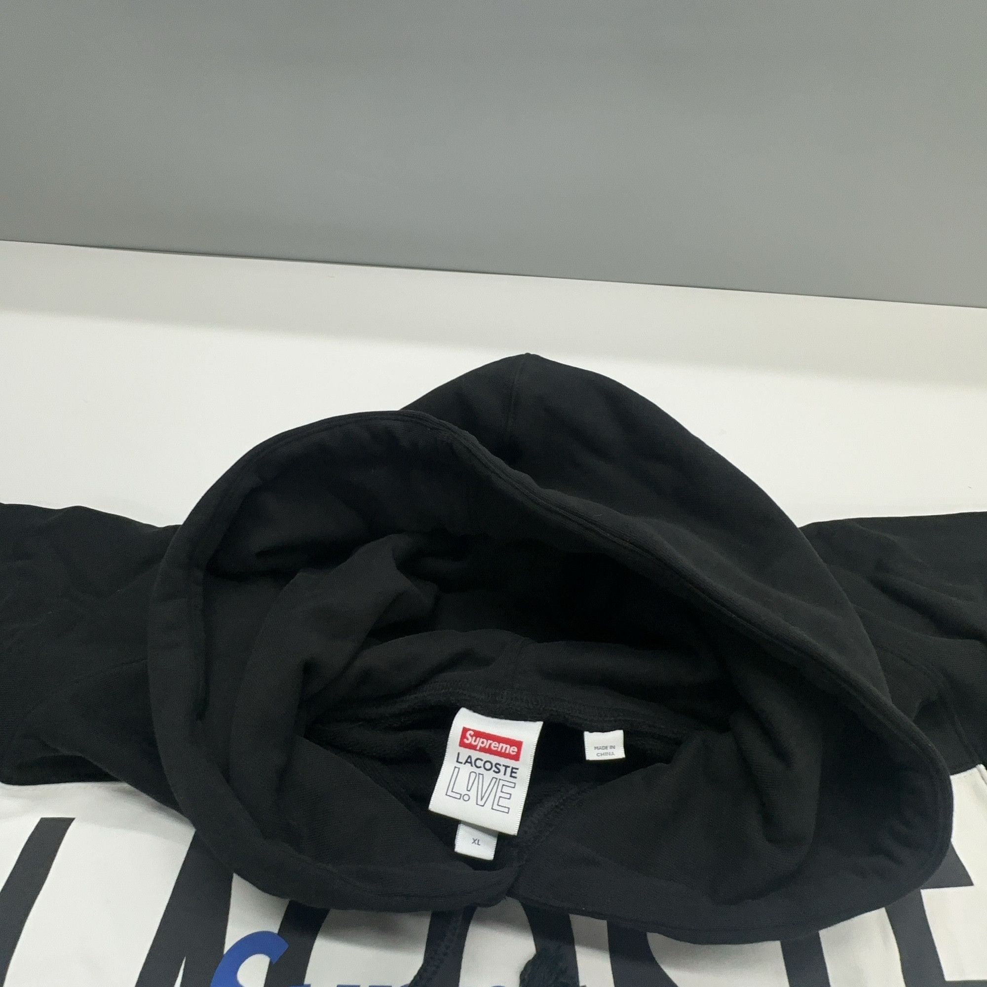 Supreme Supreme x Lacoste Logo Panel Hoodie US XL Size US XL / EU 56 / 4 - 5 Thumbnail