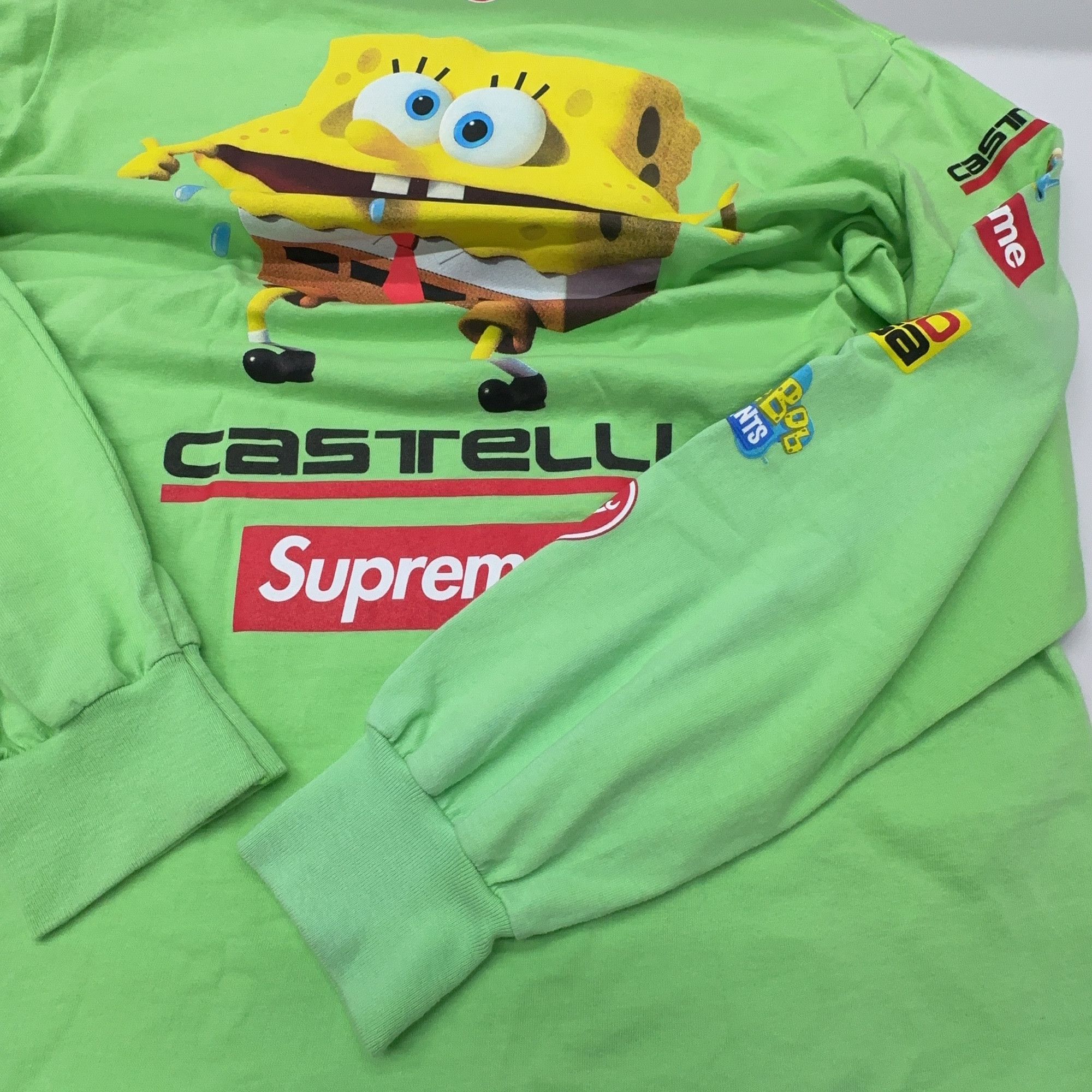 Supreme Supreme x Castelli SpongeBob Racing Long Sleeve Tee Size L Size US L / EU 52-54 / 3 - 7 Thumbnail
