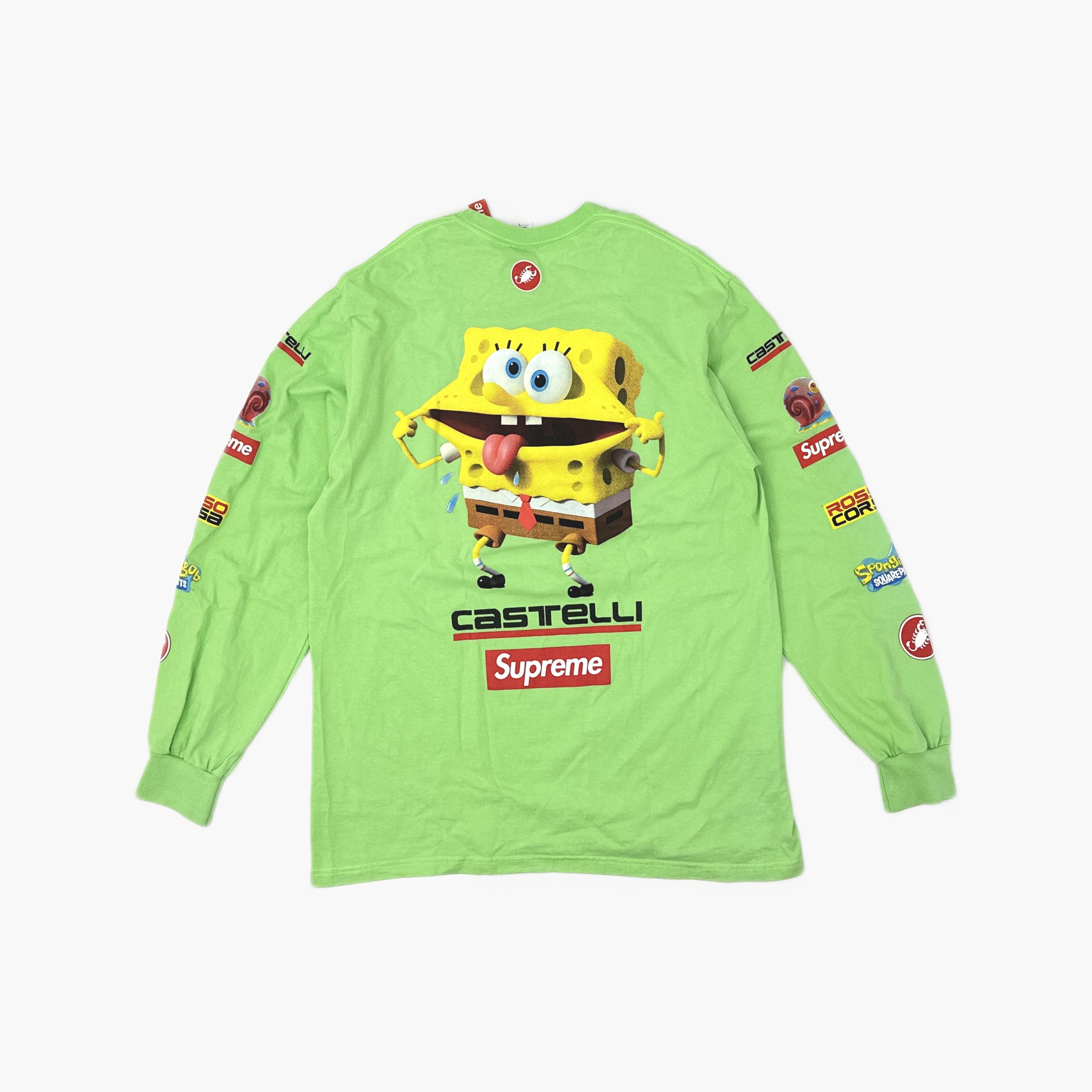 Supreme Supreme x Castelli SpongeBob Racing Long Sleeve Tee Size L Size US L / EU 52-54 / 3 - 2 Thumbnail